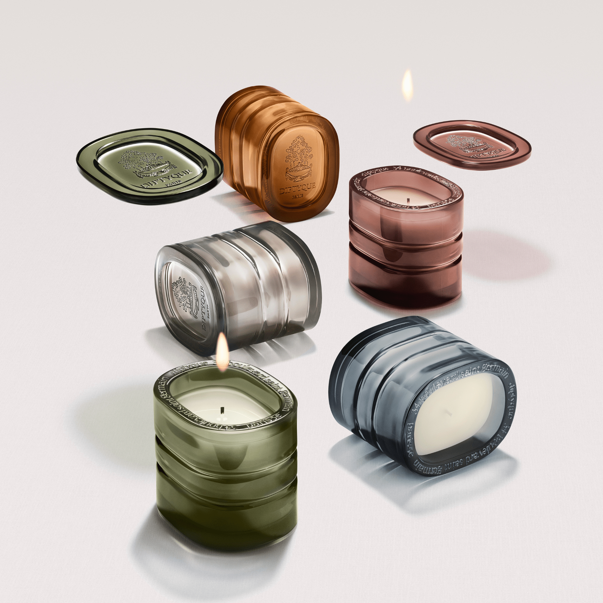 Nymphées et Merveilles Diptyque Vela perfumada recargable - ABANUC