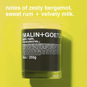 Dark Rum Candle MALIN+GOETZ Vela Perfumada - ABANUC