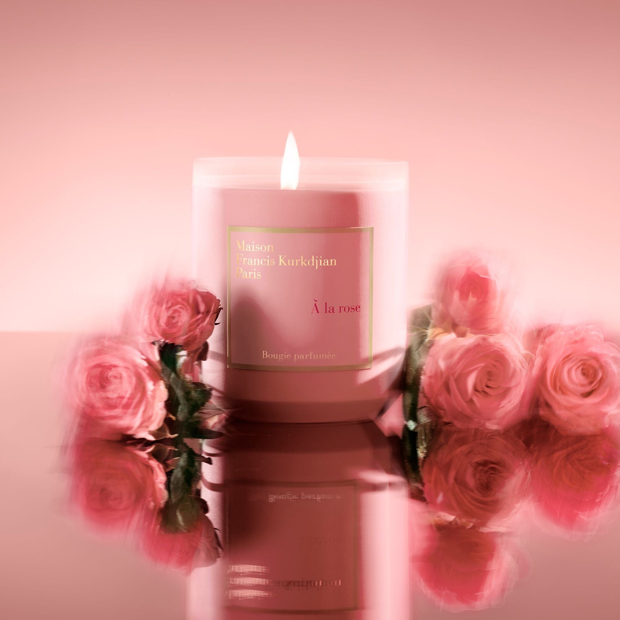 À la Rose Maison Francis Kurkdjian Vela perfumada - ABANUC