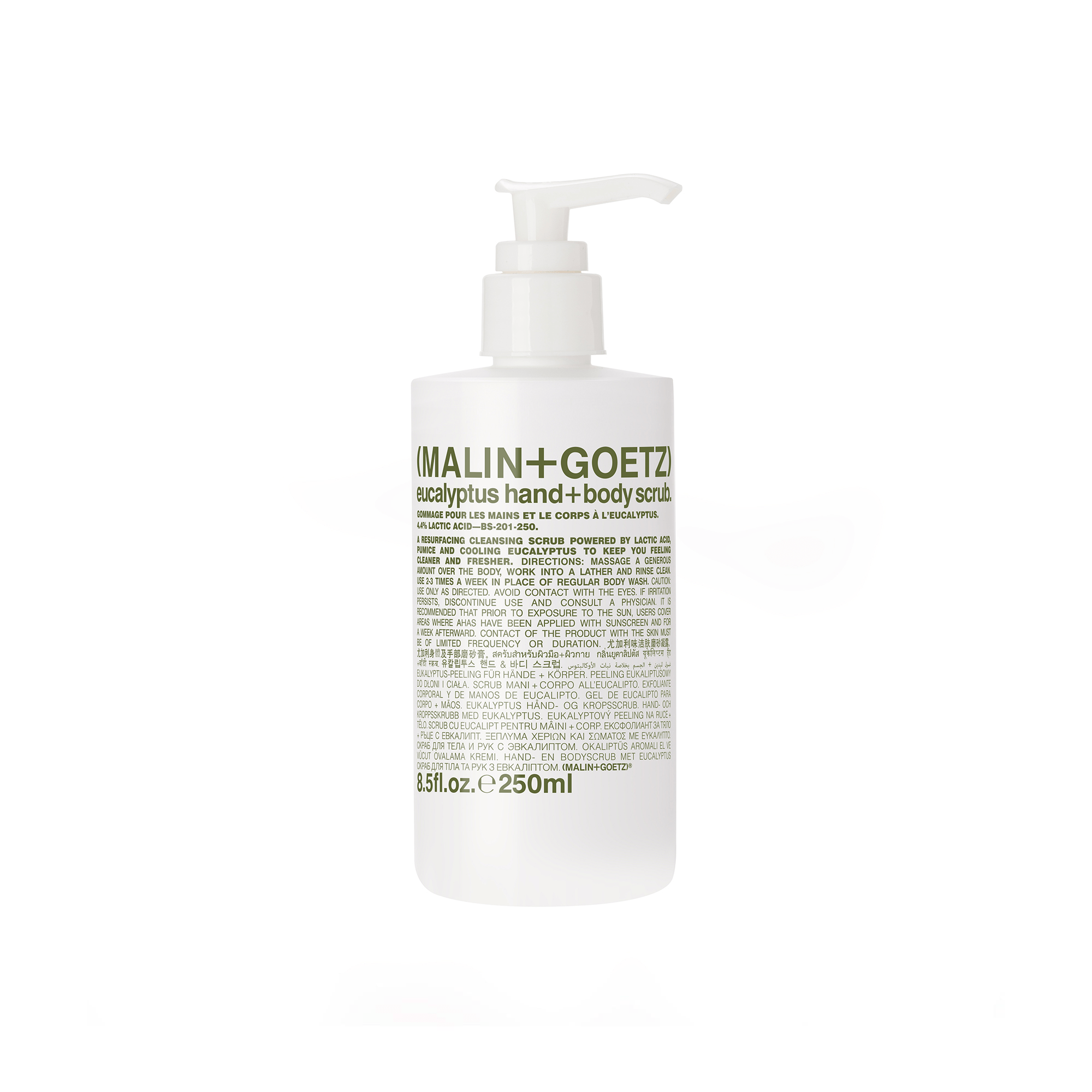 Eucalyptus Hand & Body Scrub MALIN+GOETZ Exfoliante corporal de eucalipto - ABANUC