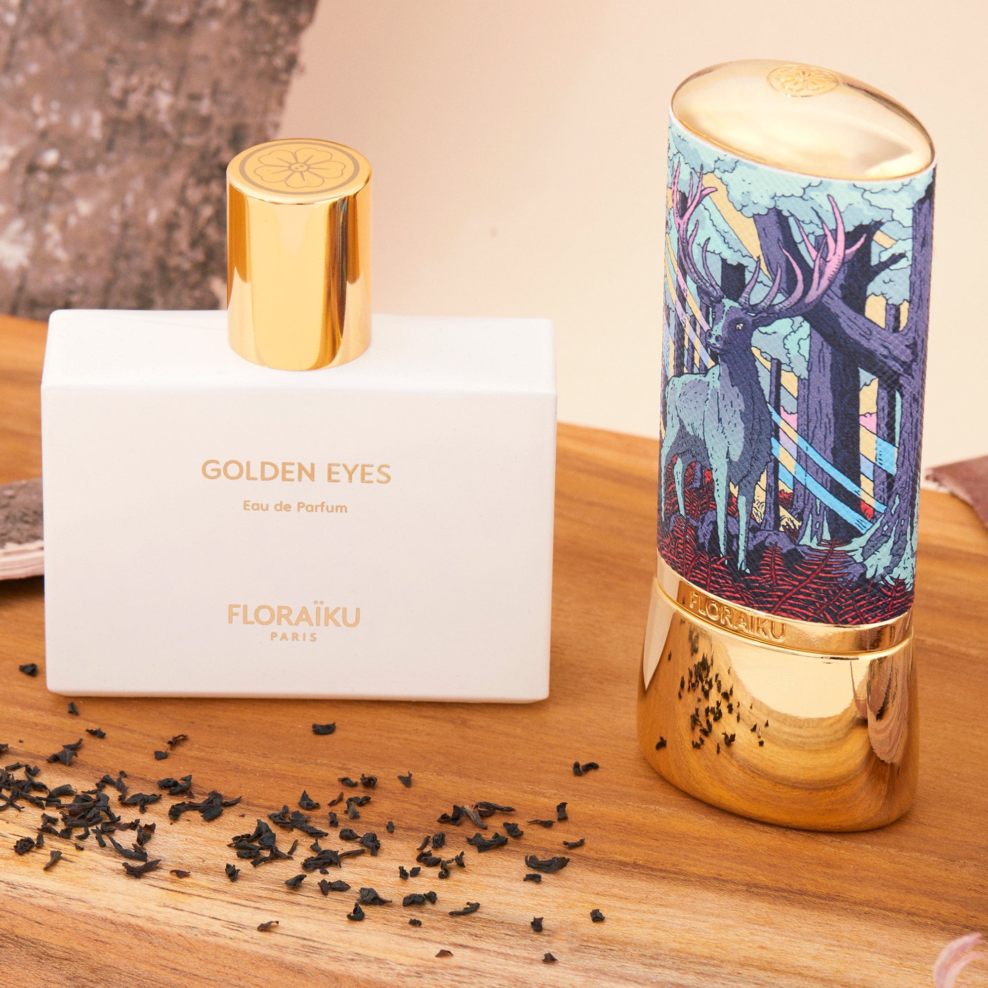 Golden Eyes - Secret Teas and Spices O Cha FLORAÏKU Eau de Parfum - ABANUC
