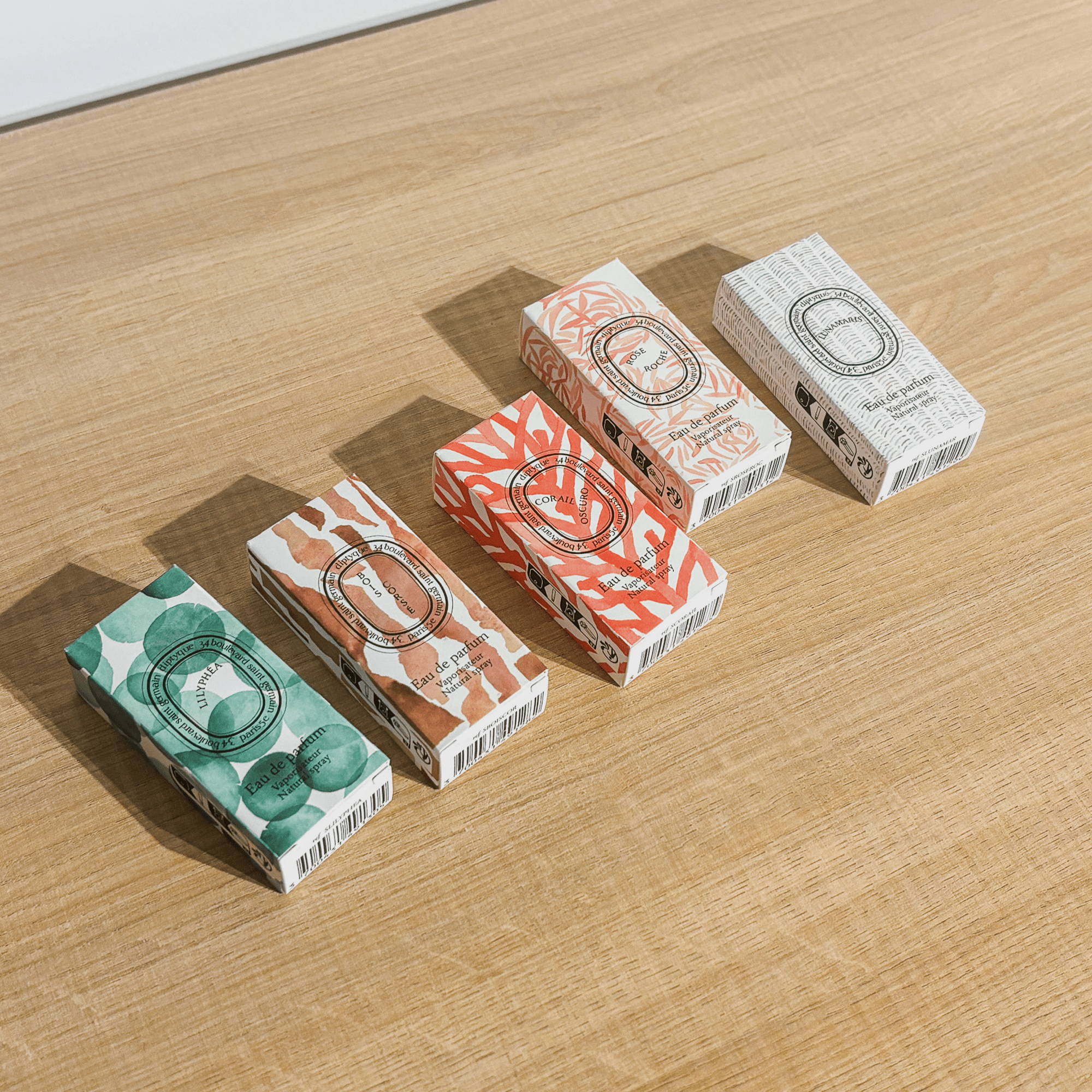 'Les Essences de Diptyque' Pack de muestras de perfumes - ABANUC