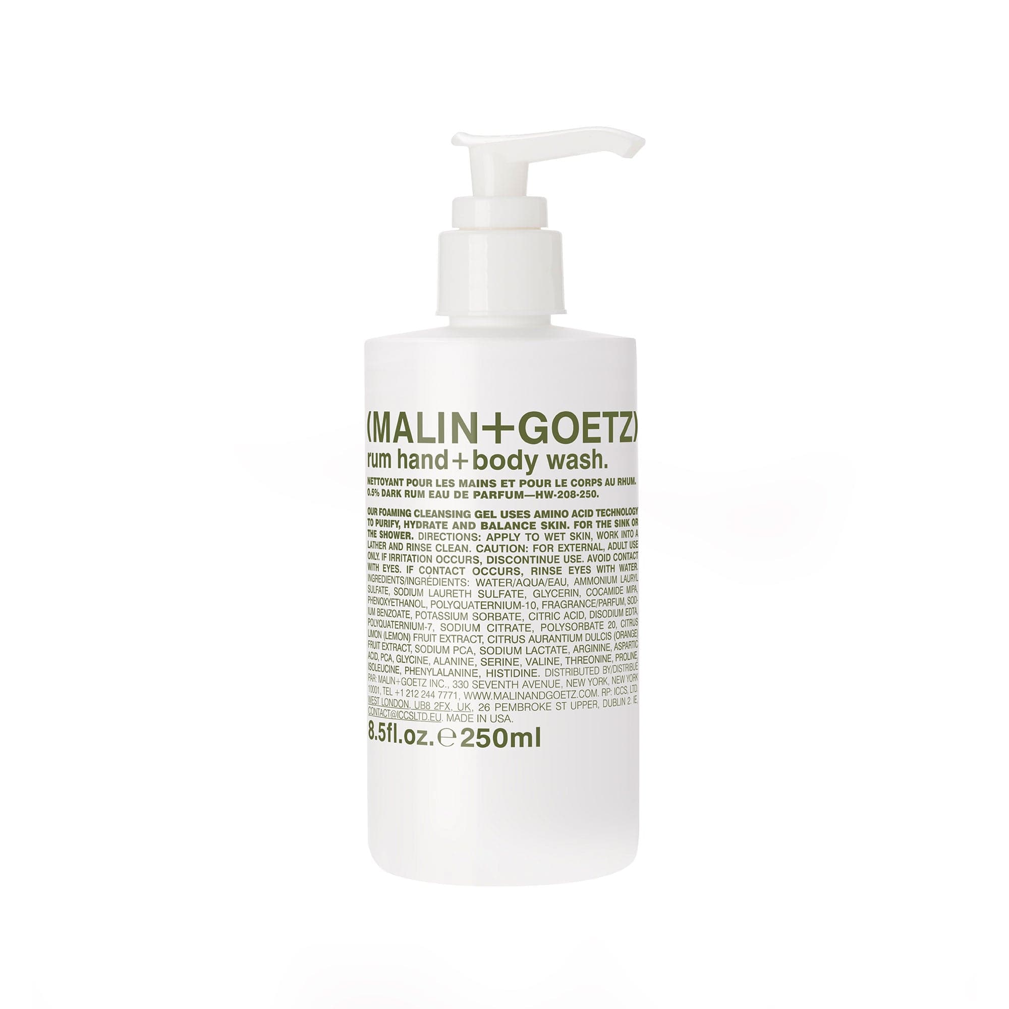 Rum Hand and Body Wash MALIN+GOETZ Jabón de ron para manos y cuerpo - ABANUC