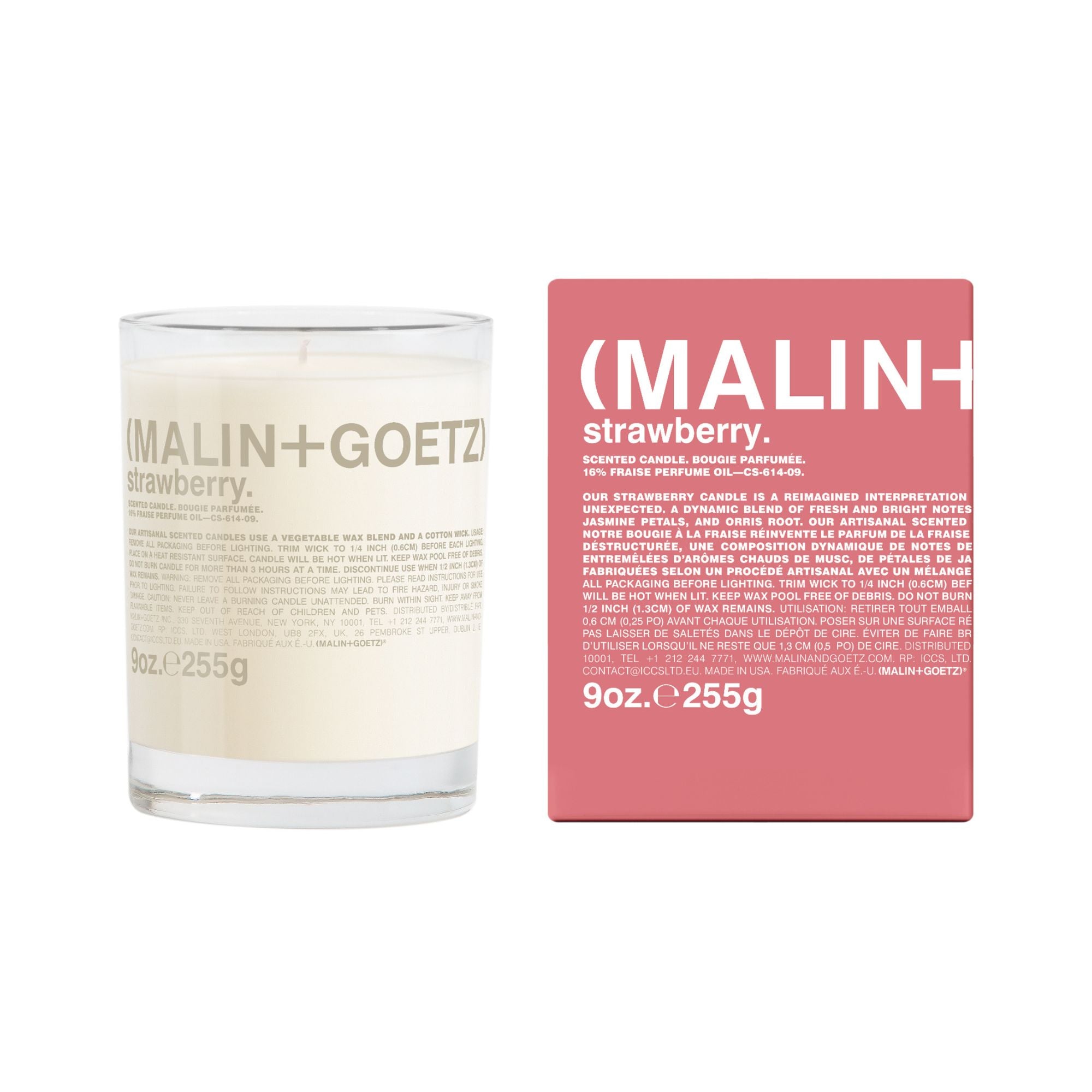 Strawberry Candle MALIN+GOETZ Vela perfumada - ABANUC