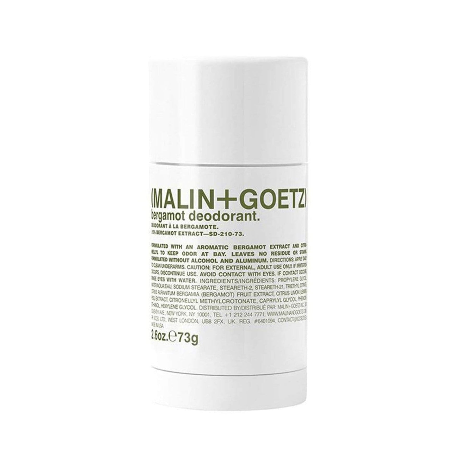Bergamot Deodorant MALIN+GOETZ Desodorante de bergamota - ABANUC