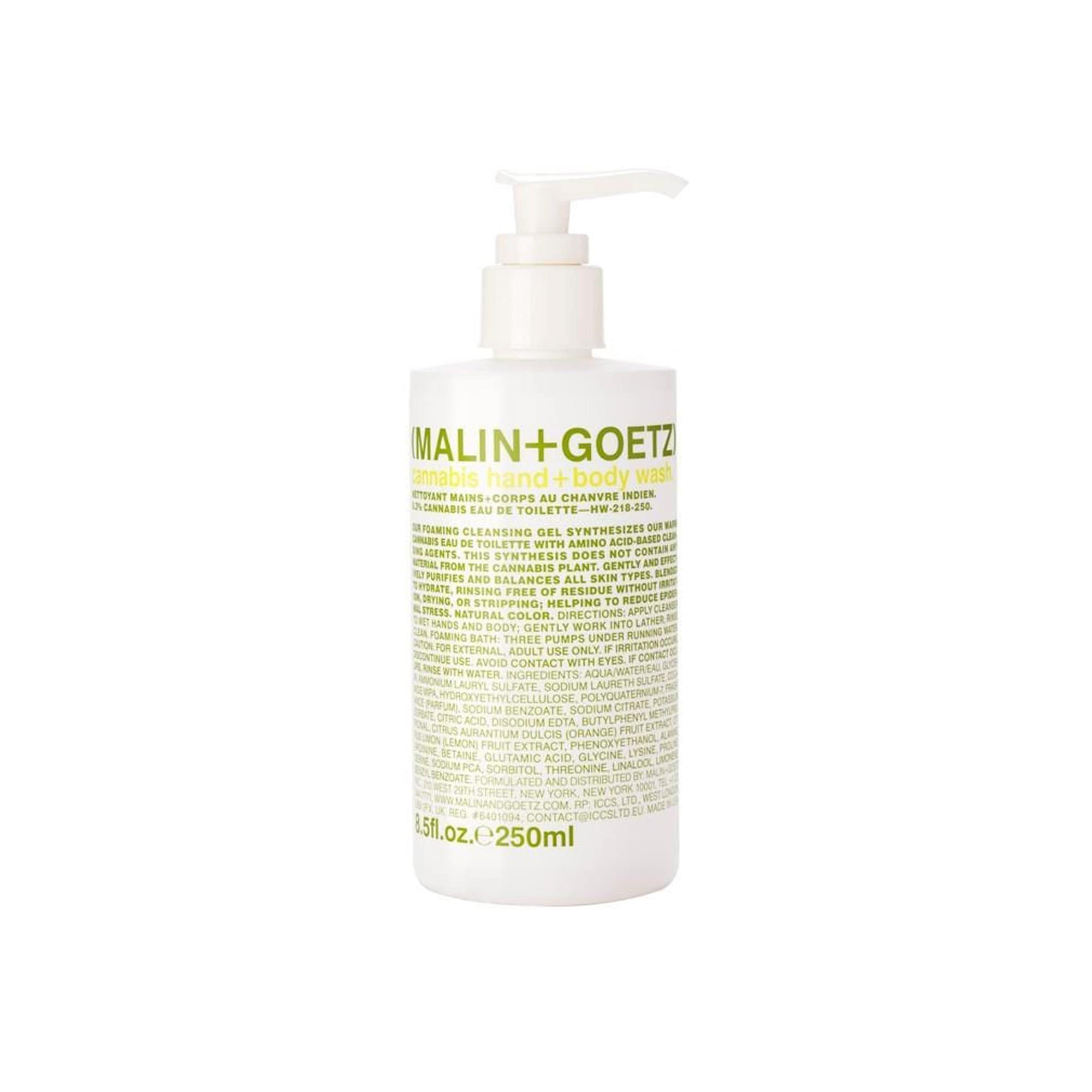 Cannabis Hand and Body Wash MALIN+GOETZ Jabón de cannabis para manos y cuerpo - ABANUC