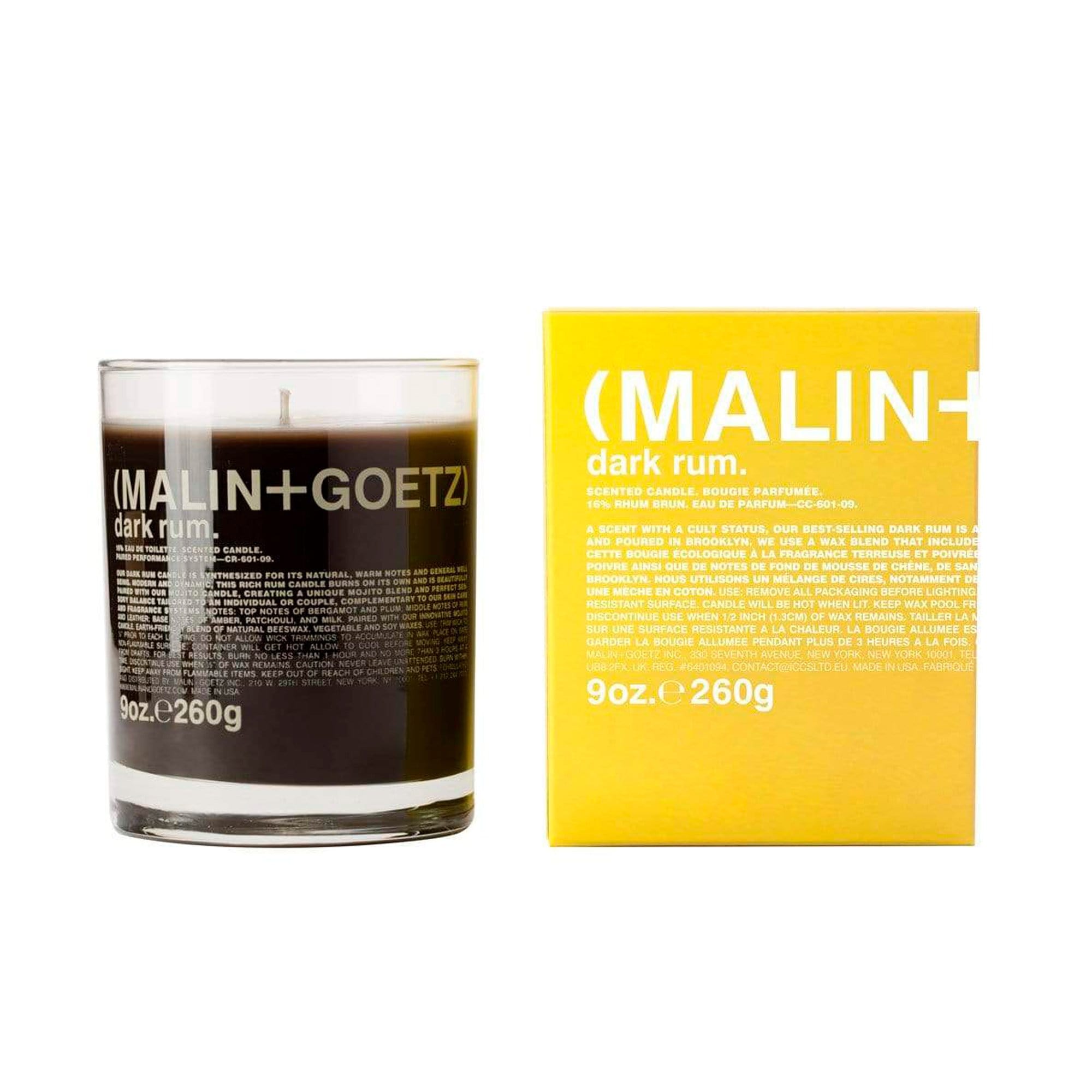 Dark Rum Candle MALIN+GOETZ Vela Perfumada - ABANUC
