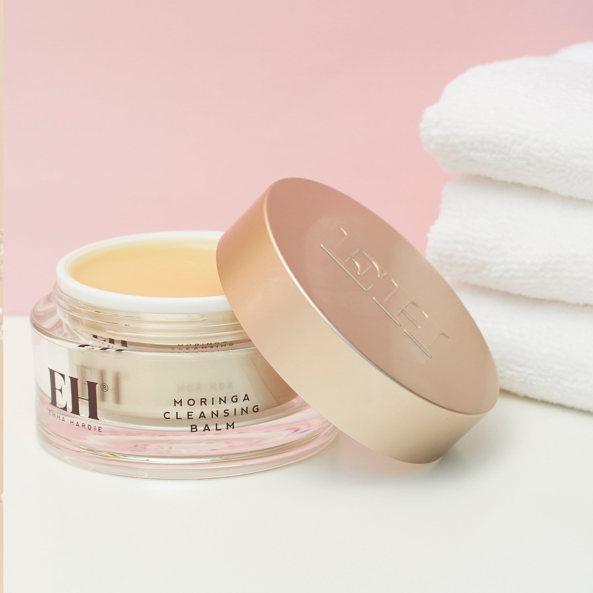 Moringa Cleansing Balm con paño limpiador Emma Hardie Bálsamo Limpiador - ABANUC