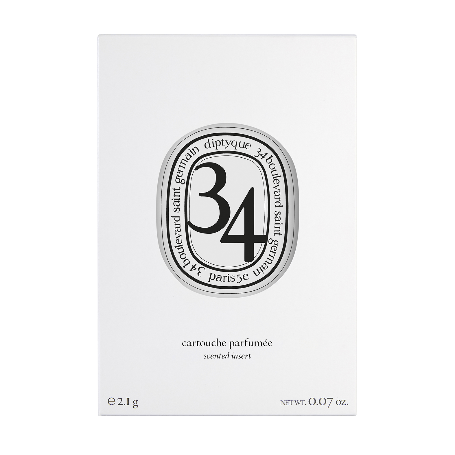 34 boulevard saint germain Diptyque Recarga perfumada para difusor eléctrico y para el coche - ABANUC