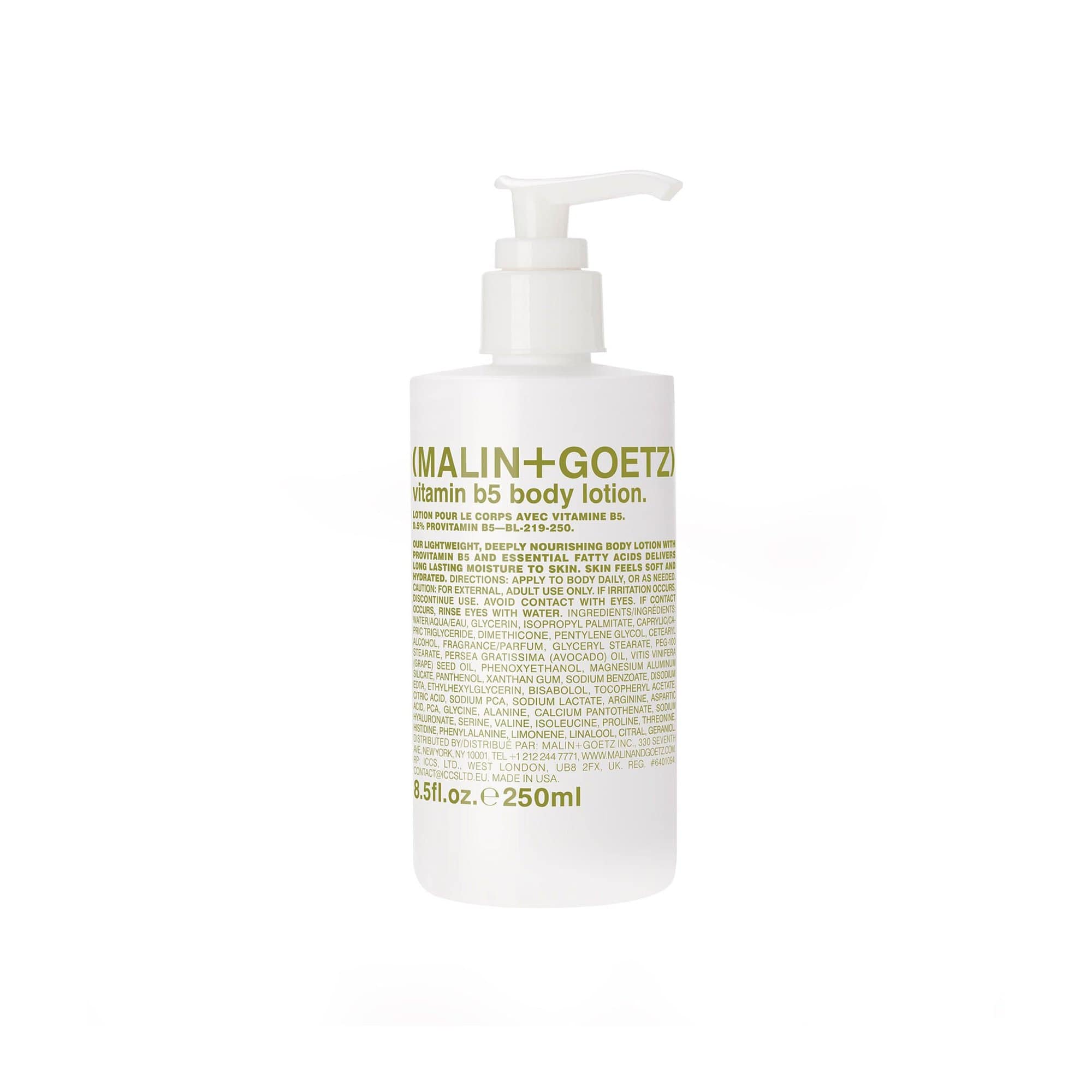 Vitamin B5 Body Lotion MALIN+GOETZ Loción para el cuerpo con vitamina B5 - ABANUC