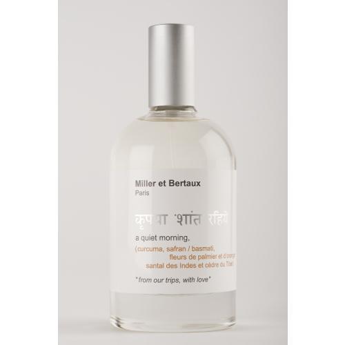 Eau de Parfum 'a quiet morning' de Miller et Bertaux - "from our trips, with love" Perfumes