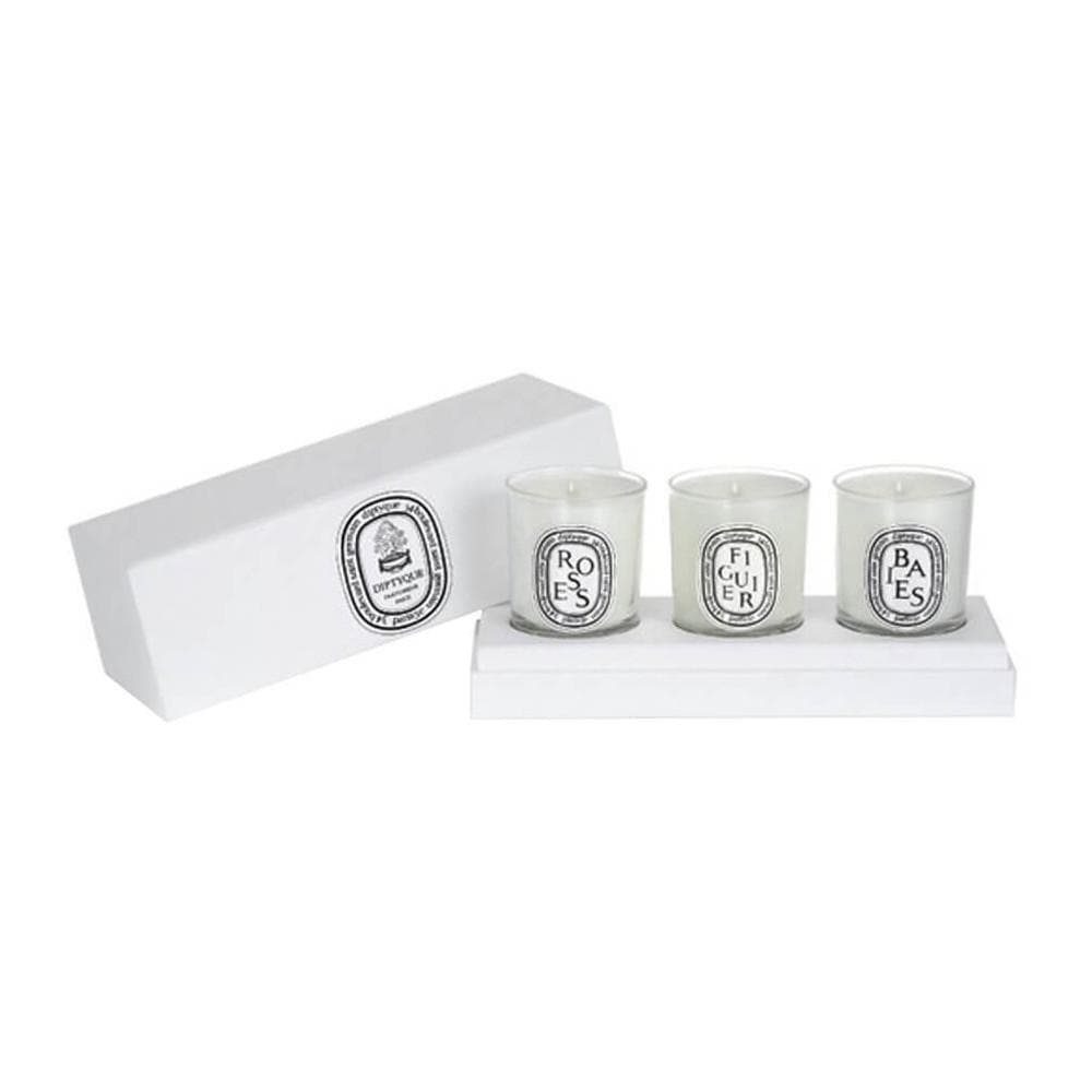 Set de 3 velas de 70 g Diptyque Baies, Figuier y Roses