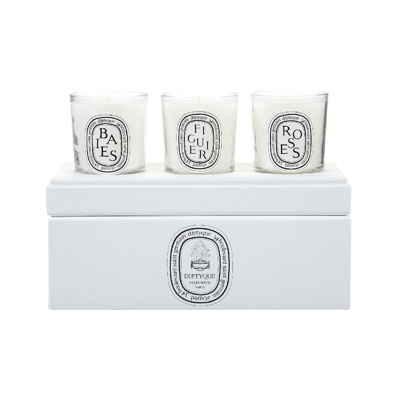 Set de 3 velas de 70 g Diptyque Baies, Figuier y Roses - ABANUC