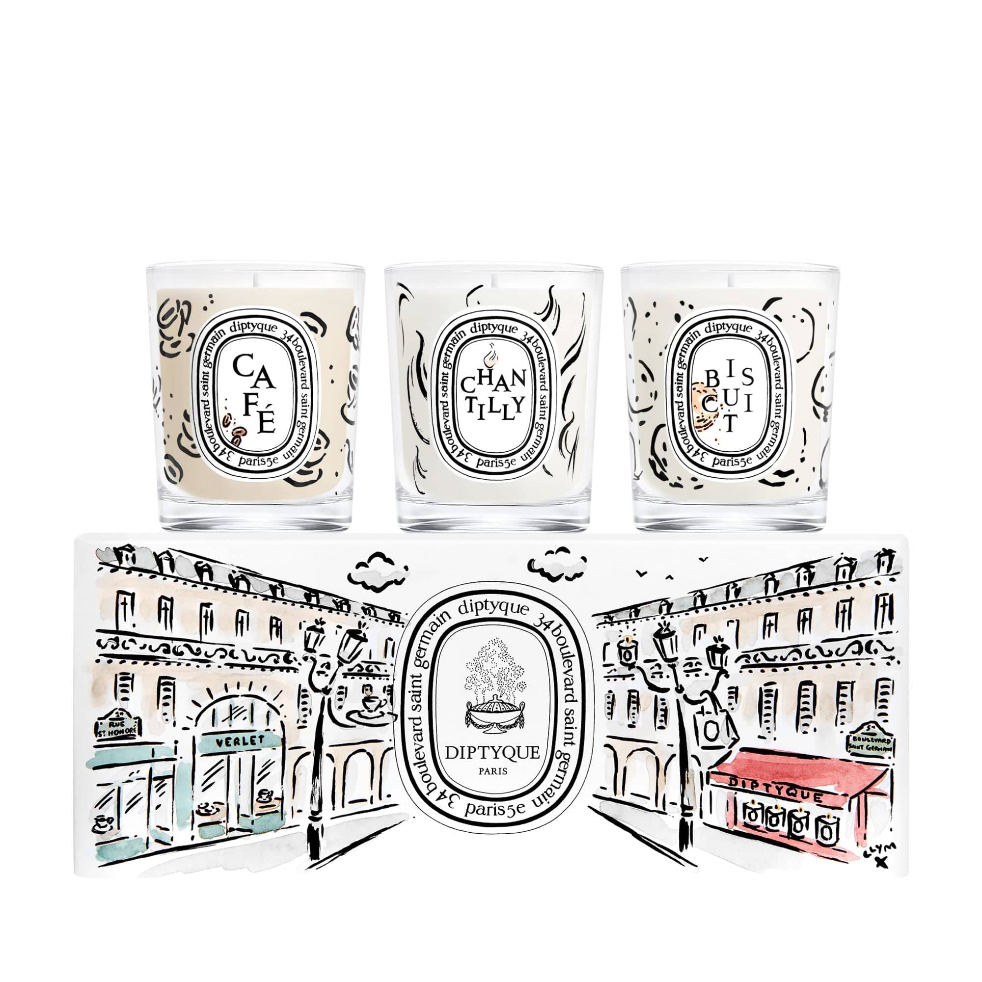 Coffee, Chantilly and Biscuits Diptyque Set Limited Edition Set