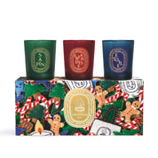 Conjunto de 3 velas Sapin, Délice e Coton por DIPTYQUE Conjunto de edição limitada