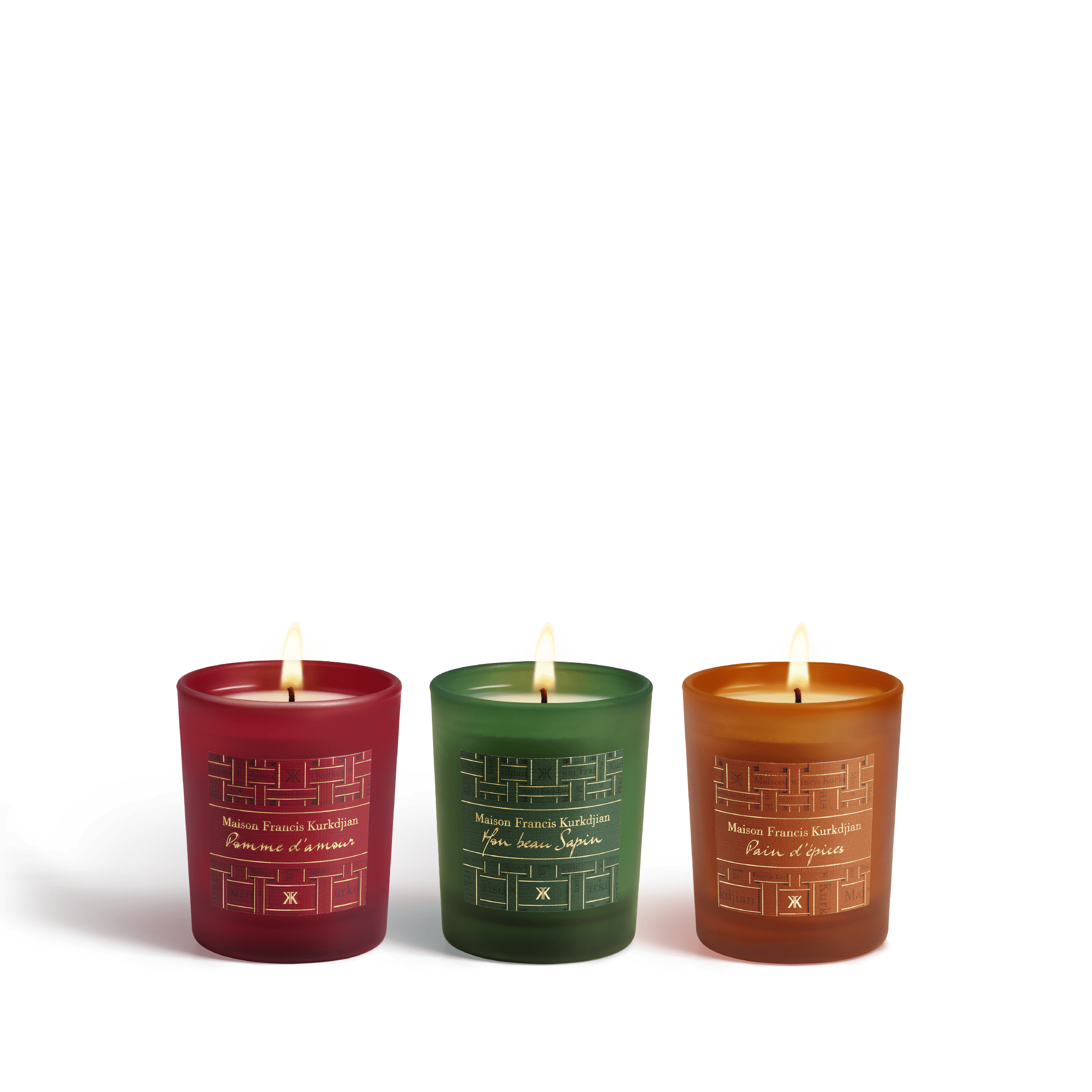Set de 3 velas de Maison Francis Kurkdjian Velas perfumadas