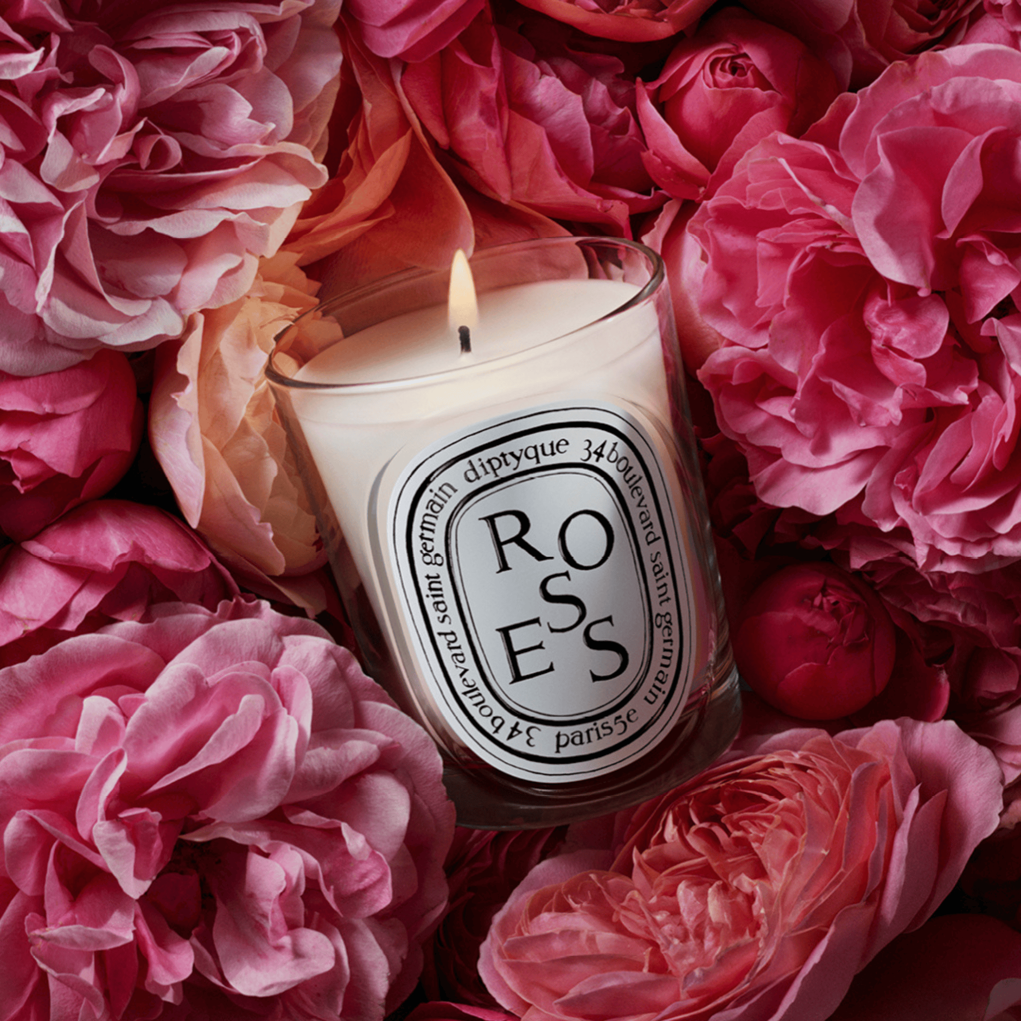 Roses Vela Perfumada | Diptyque - ABANUC