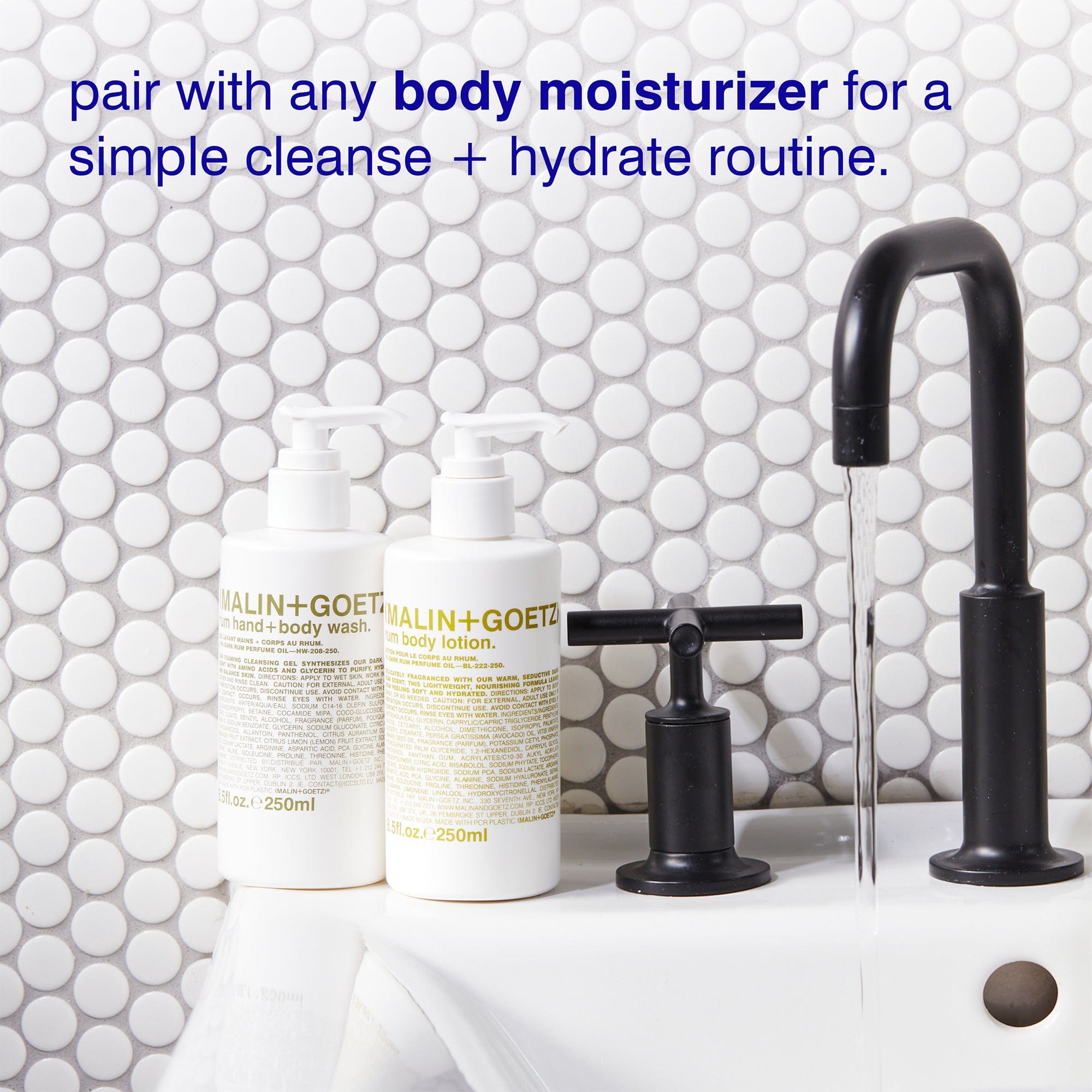 Rum Hand and Body Wash MALIN+GOETZ Jabón de ron para manos y cuerpo