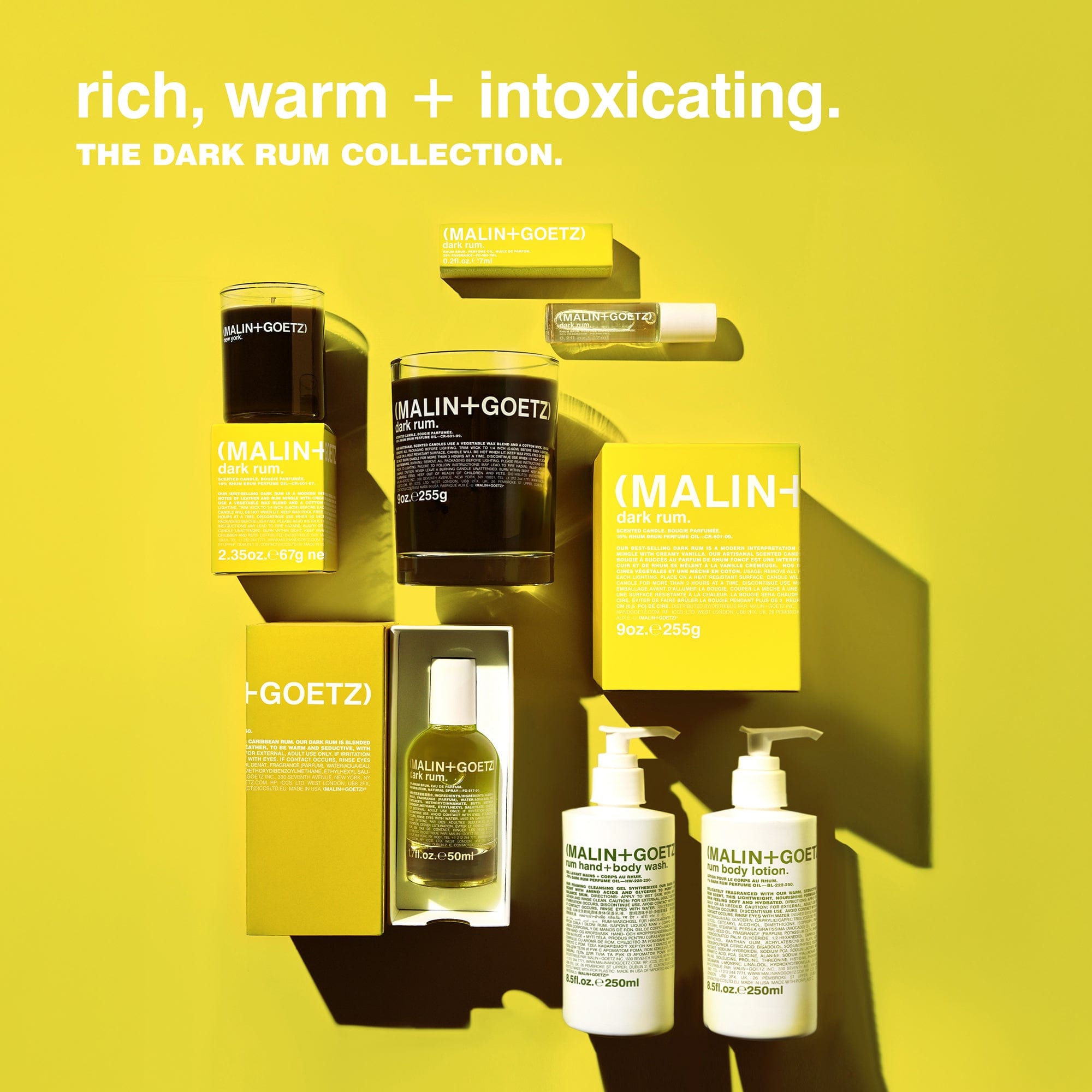 Rum Hand and Body Wash MALIN+GOETZ Jabón de ron para manos y cuerpo