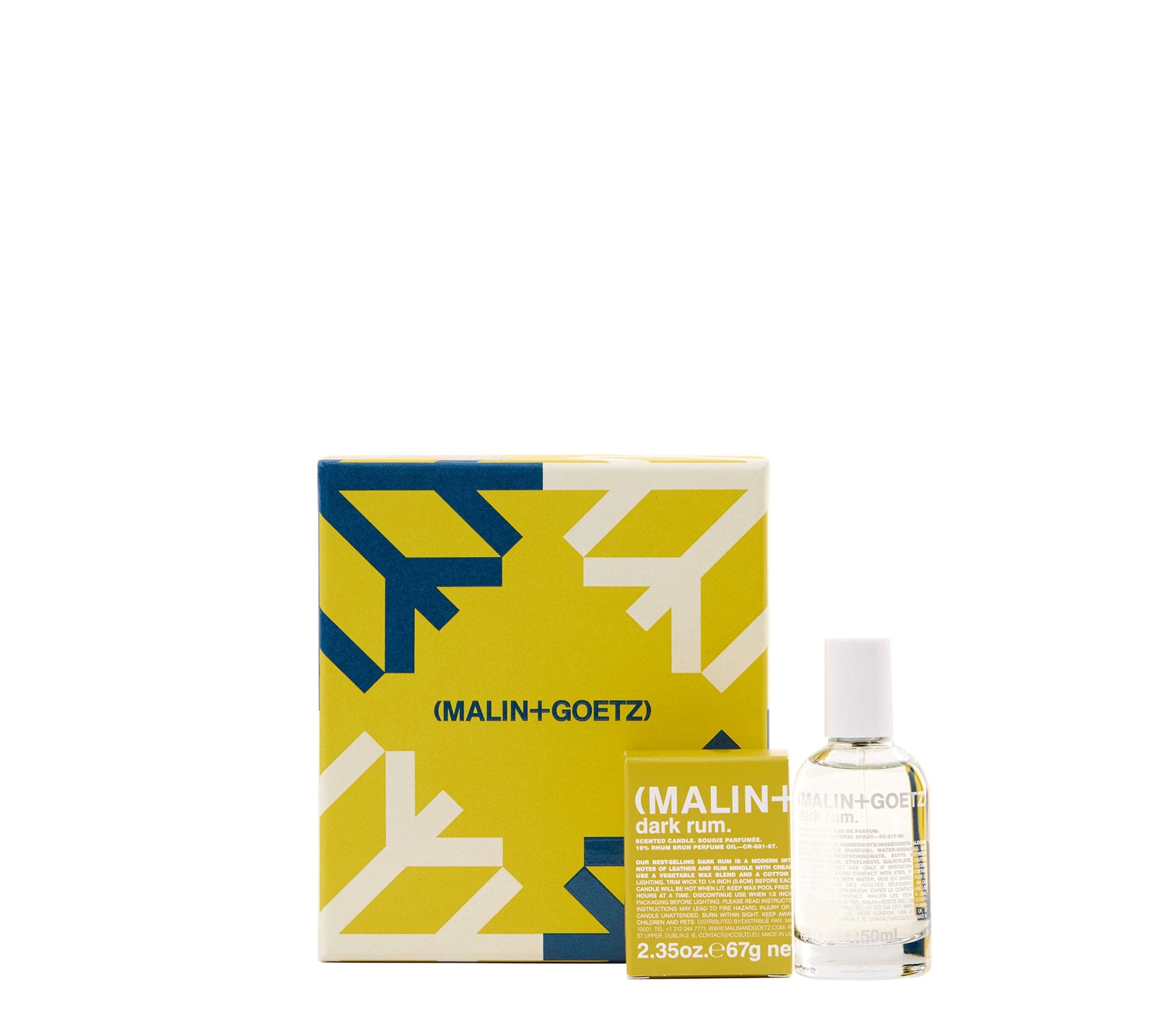 Dark Rum Duo – Vela y Eau de Parfum | Malin+Goetz
