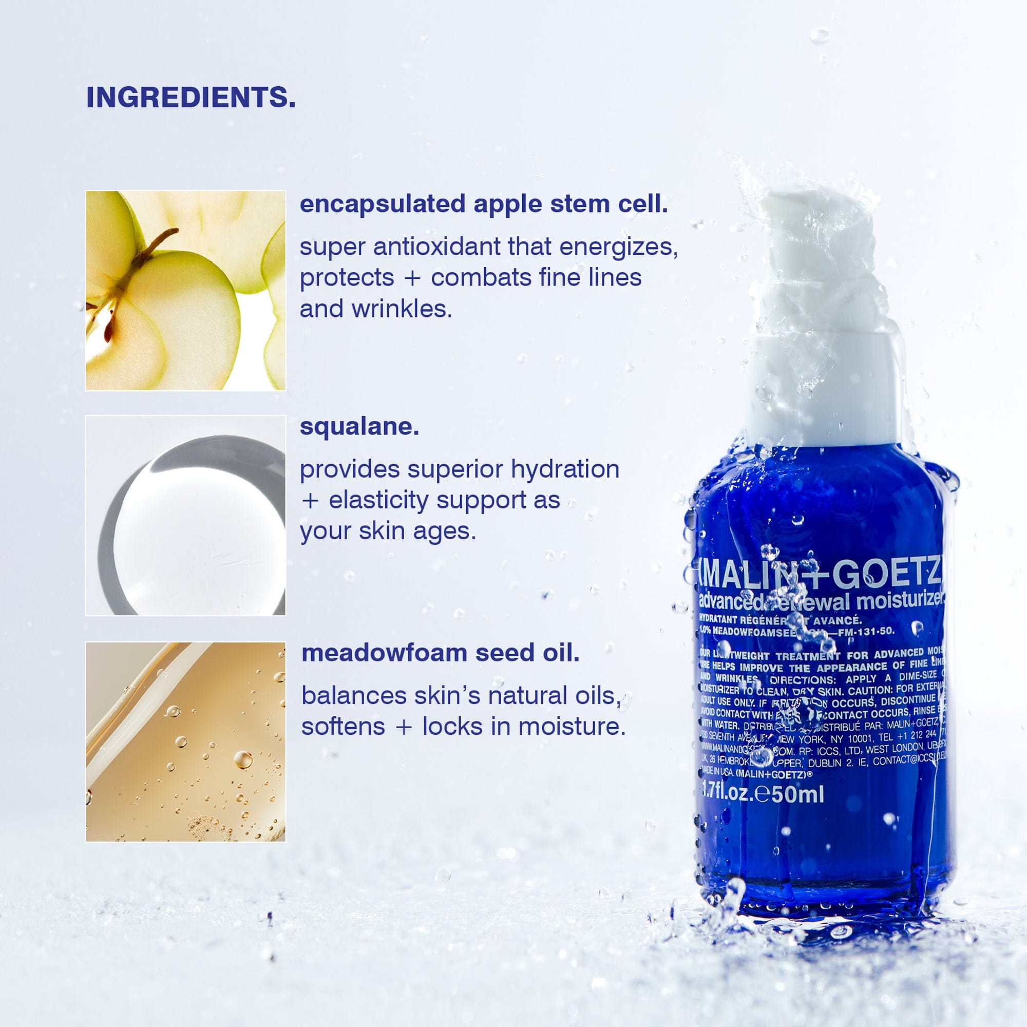Advanced Renewal Moisturizer MALIN+GOETZ Hidratante Renovador de rostro - ABANUC
