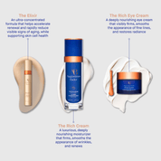 Augustinus Bader The Rich Rejuvenation Trio set facial con The Rich Cream The Rich Eye Cream y The Elixir