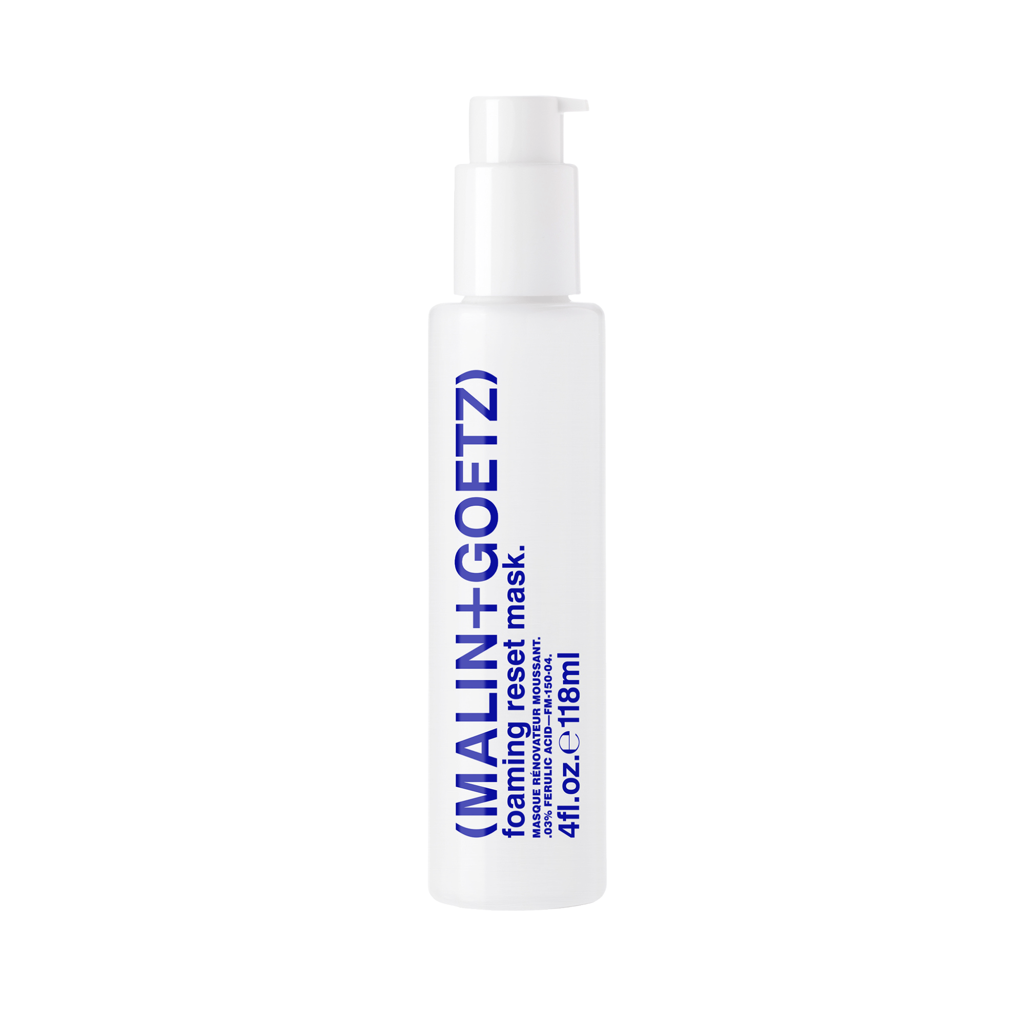 Foaming Reset Mask de MALIN+GOETZ: mascarilla espumosa de 5 minutos con vitamina C, ácido ferúlico y arcilla que purifica, hidrata e ilumina la piel.
