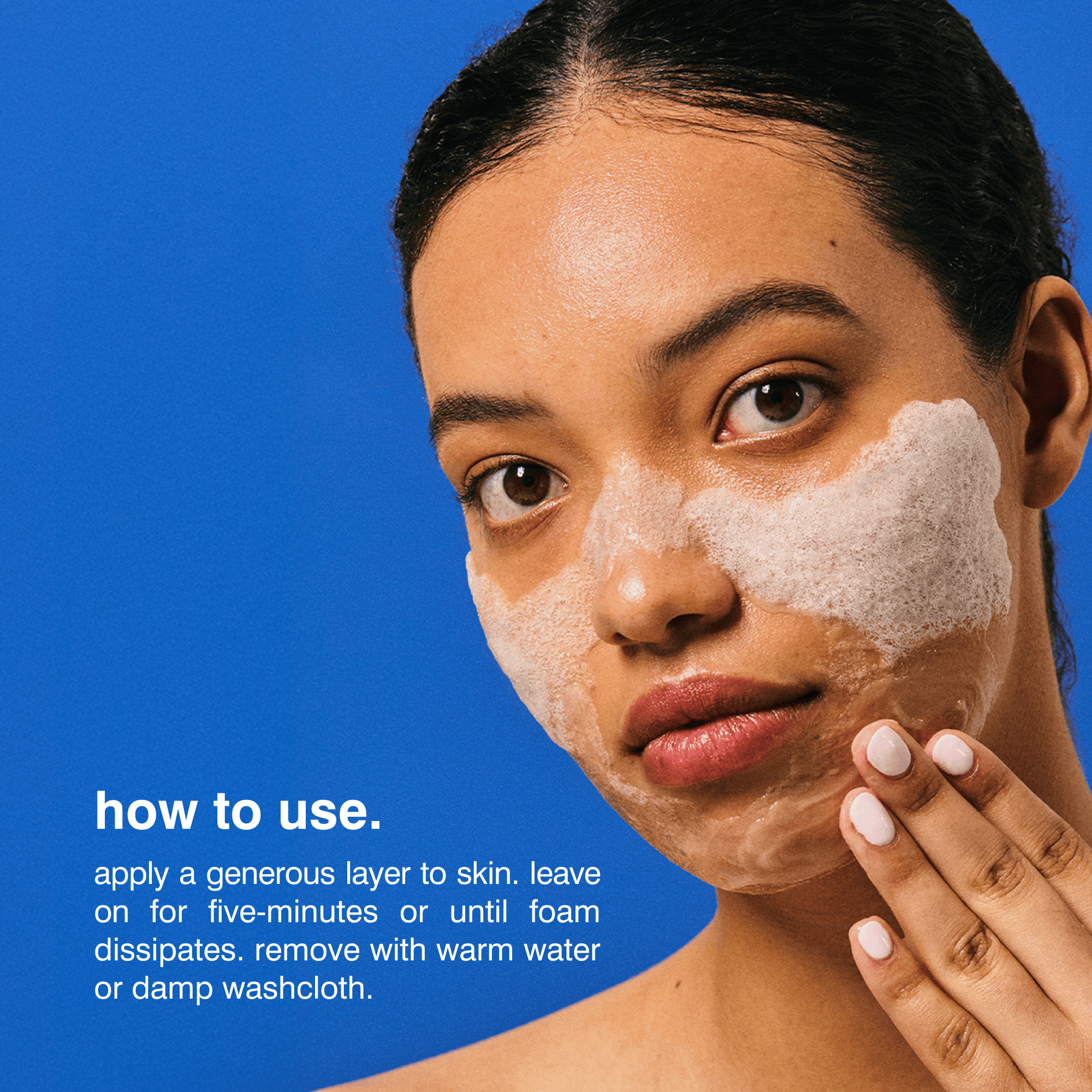 Foaming Reset Mask de MALIN+GOETZ: mascarilla espumosa de 5 minutos con vitamina C, ácido ferúlico y arcilla que purifica, hidrata e ilumina la piel.