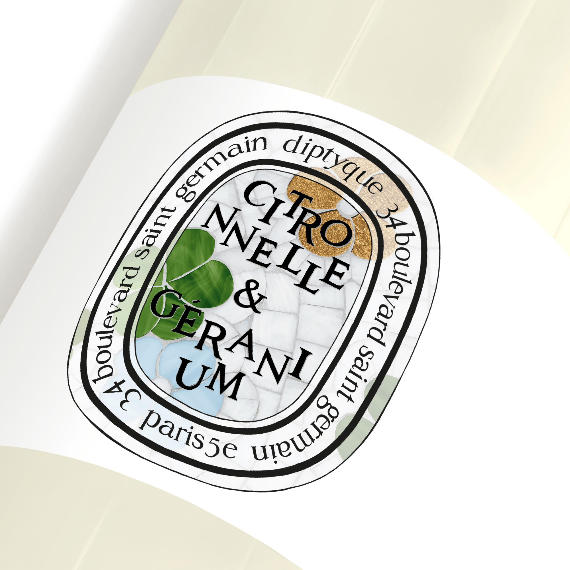 Gel Limpiador Perfumado Citronnelle & Geranium | Diptyque