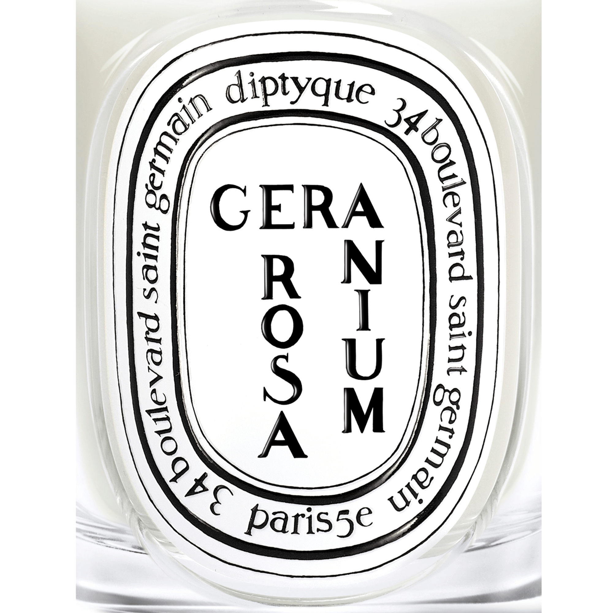 Geranium rosa vela perfumada diptyque 
