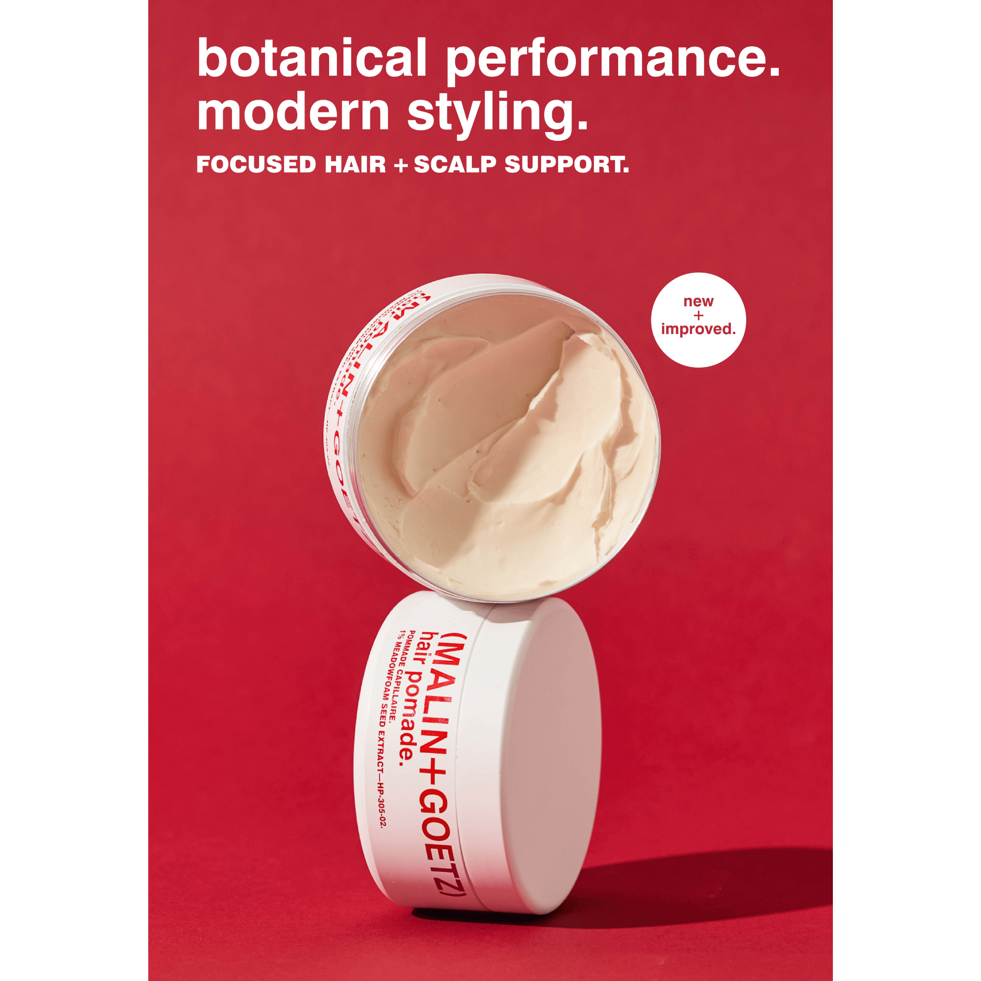 Hair Pomade de MALIN+GOETZ: pomada capilar de fijación fuerte con cera de abeja y aceites vegetales. Aporta volumen, textura y definición. 57 g.