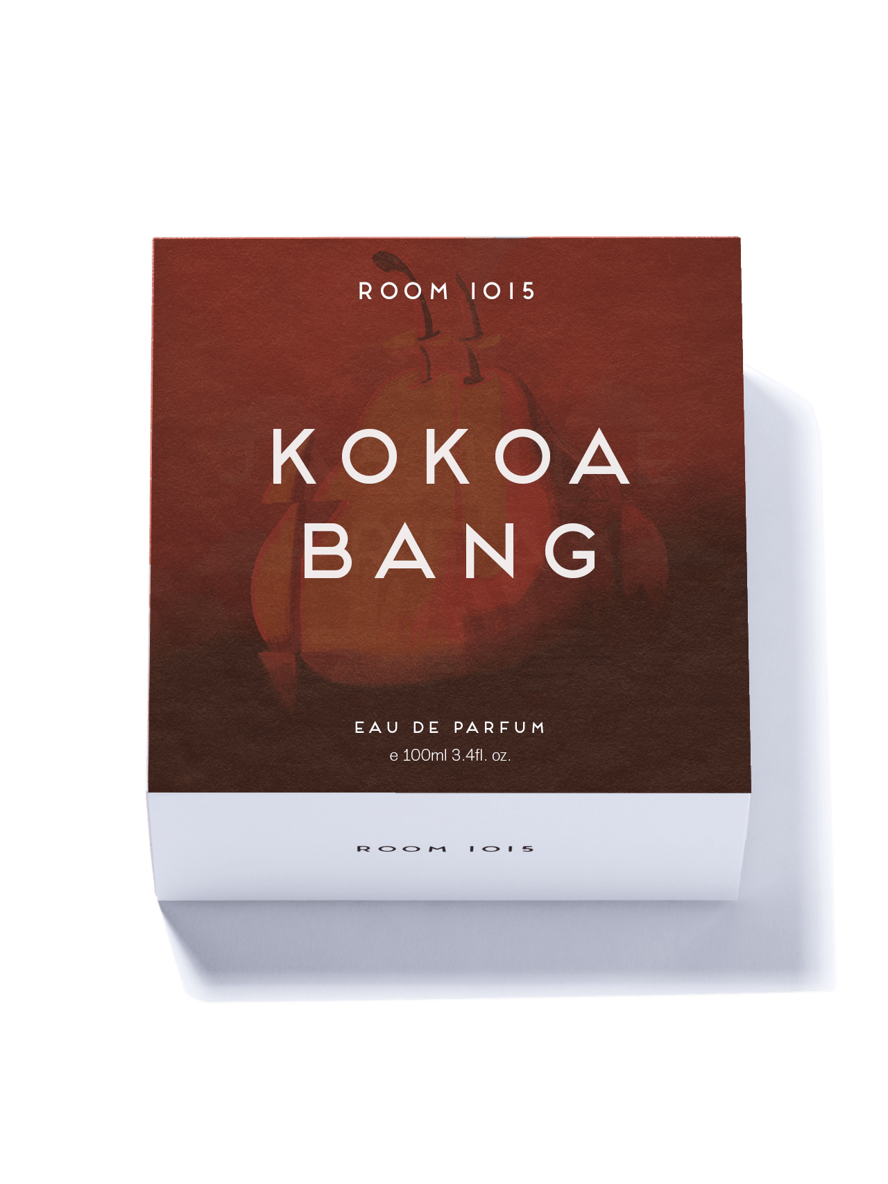 ROOM 1015 KOKOA BANG perfume gourmand de cacao creado por Jérôme Di Marino con notas de champán rosado, magnolia, vainilla y haba tonka