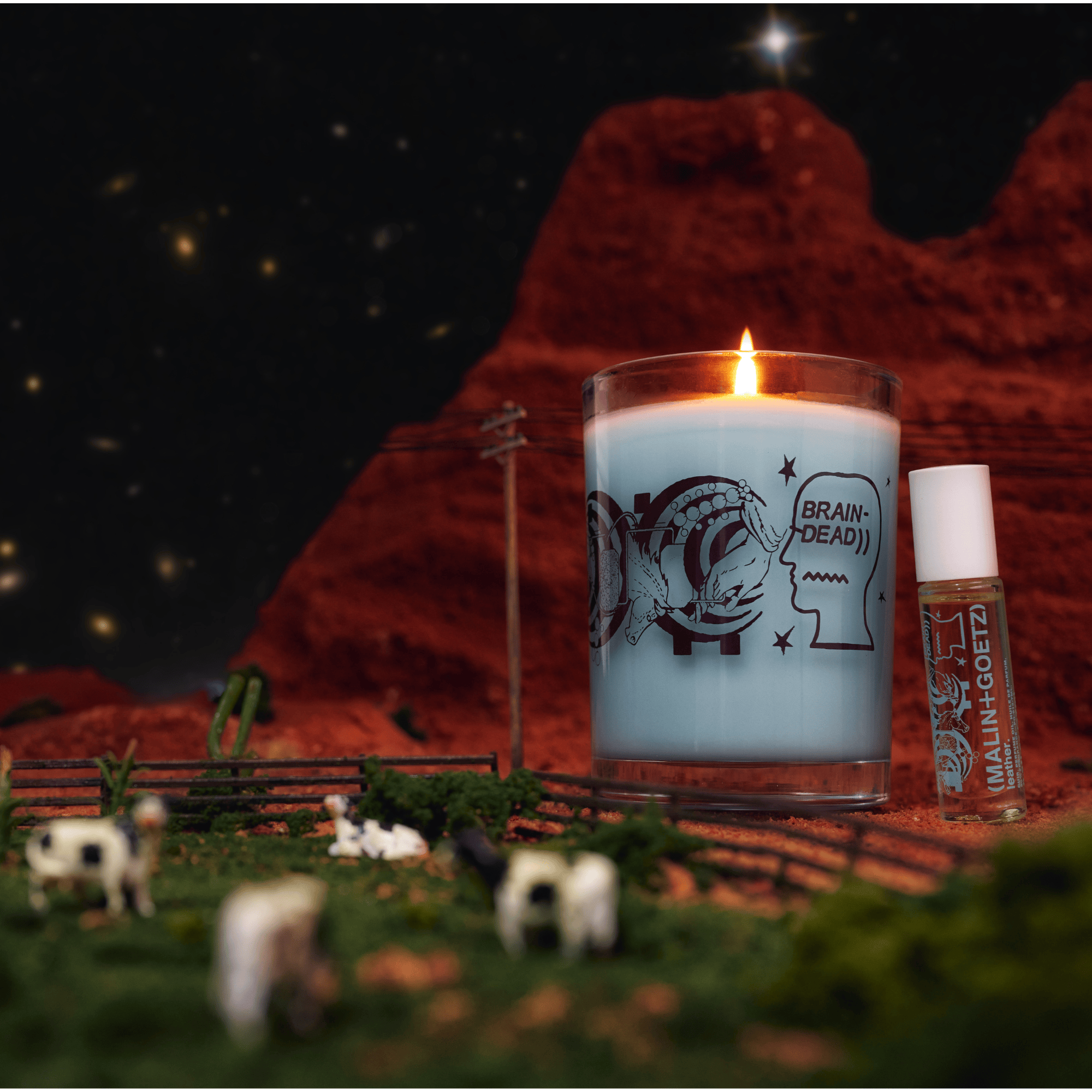 Leather Candle, BRAIN DEAD COLLECTION | MALIN+GOETZ