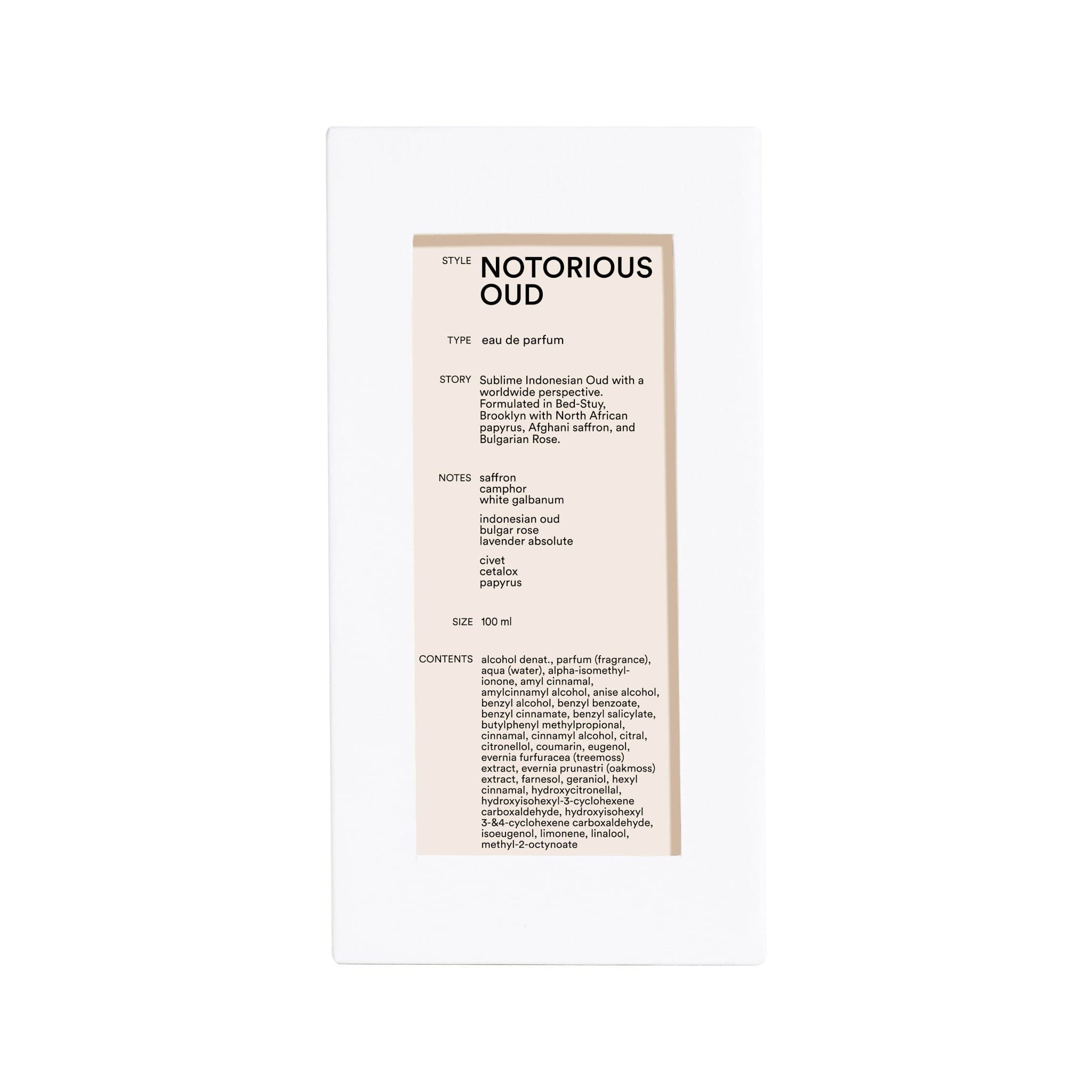 Notorious Oud D.S. & DURGA Eau de parfum - ABANUC