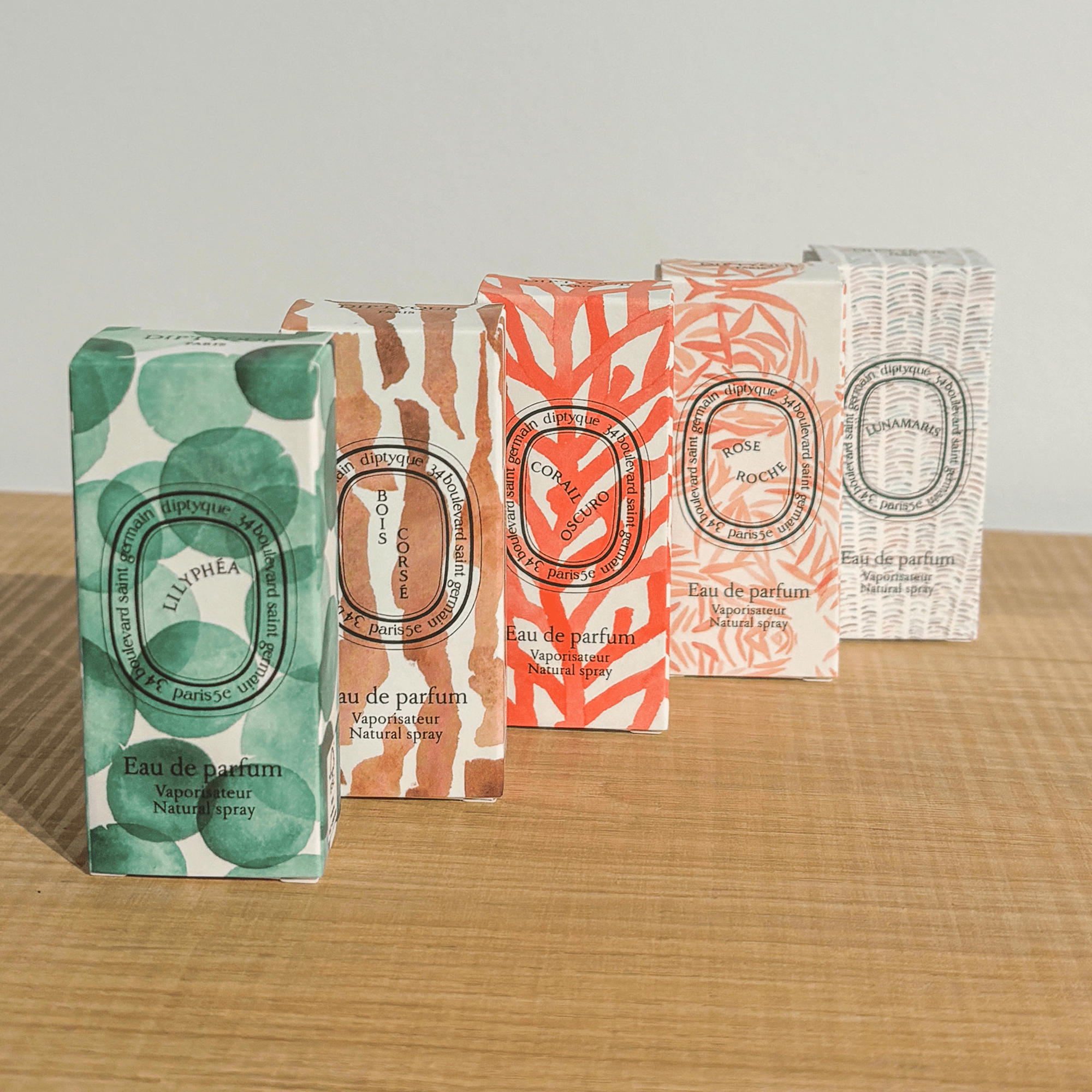 Les Essences de Diptyque' Perfume Samples Pack