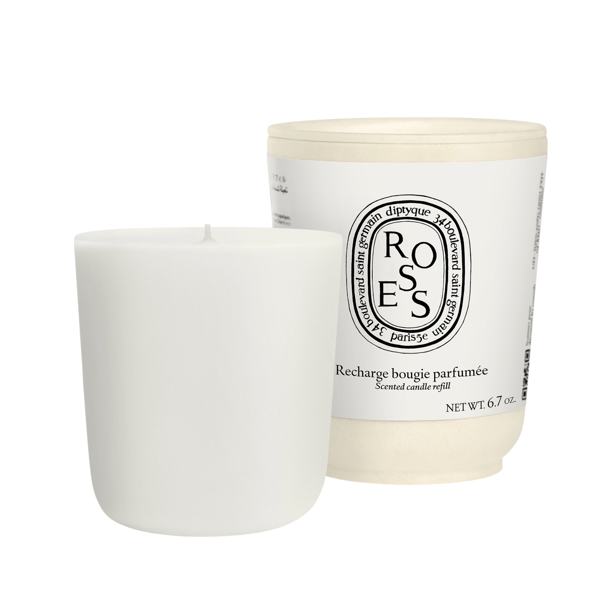 Roses Refill Classic Candle | Diptyque 