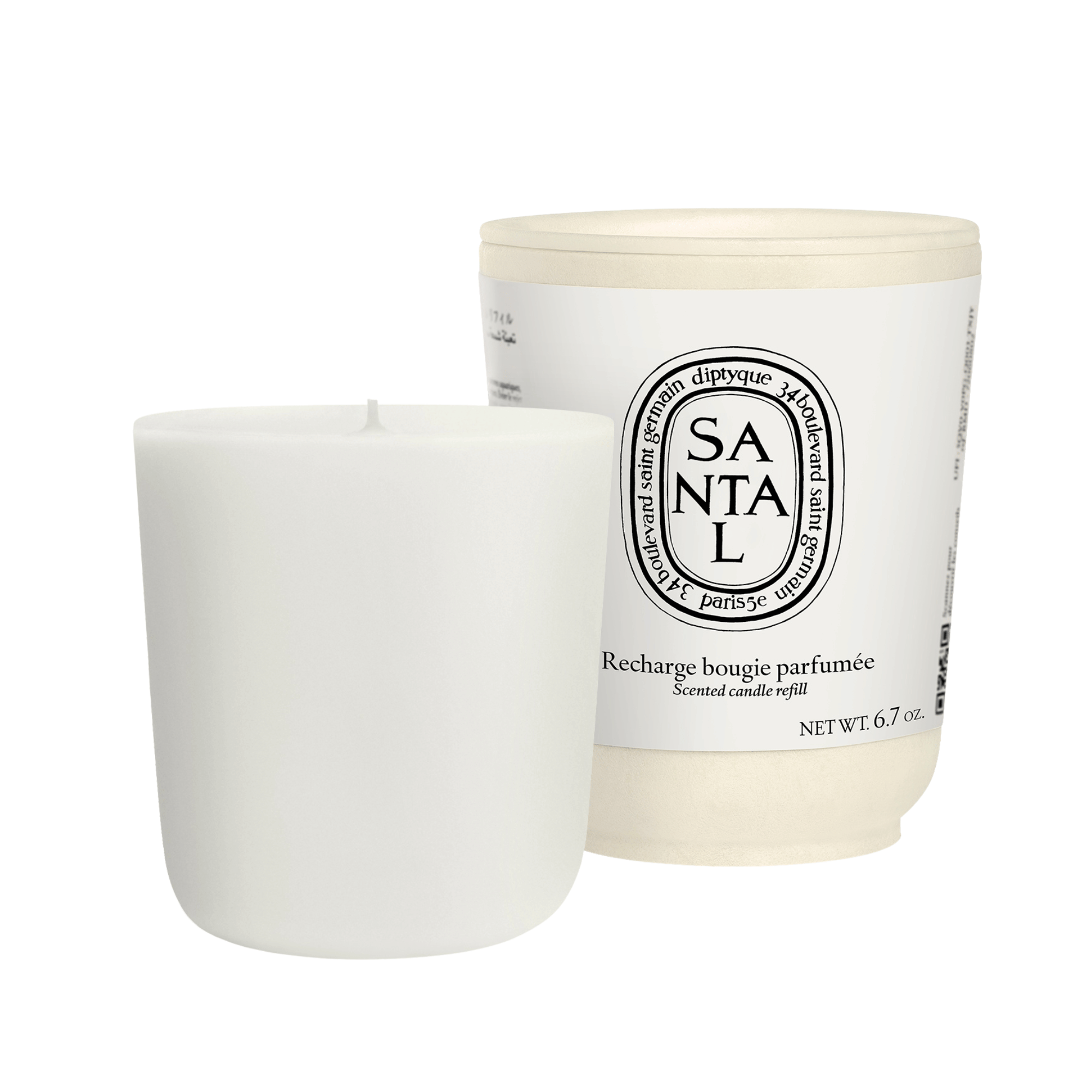 Santal Refill Classic Candle | Diptyque 