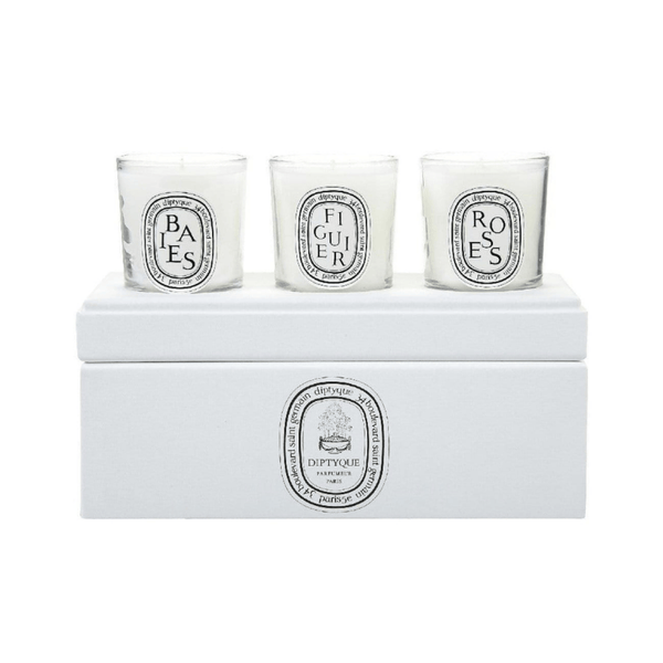 Candle Set: Baies, Figuier, and Roses 70g | Diptyque at ABANUC