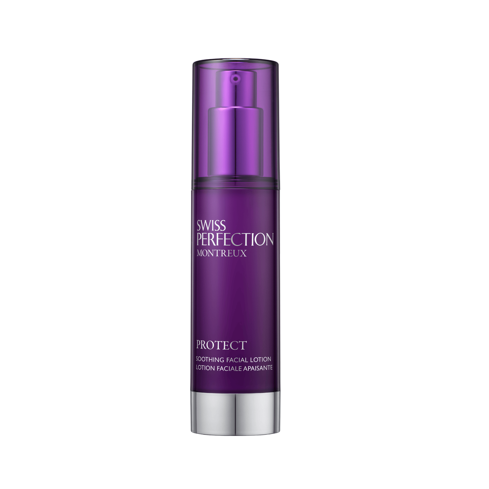 Swiss Perfection Soothing Facial Lotion loción facial calmante e hidratante para pieles sensibles con Cellular Active IRISA y ácido hialurónico