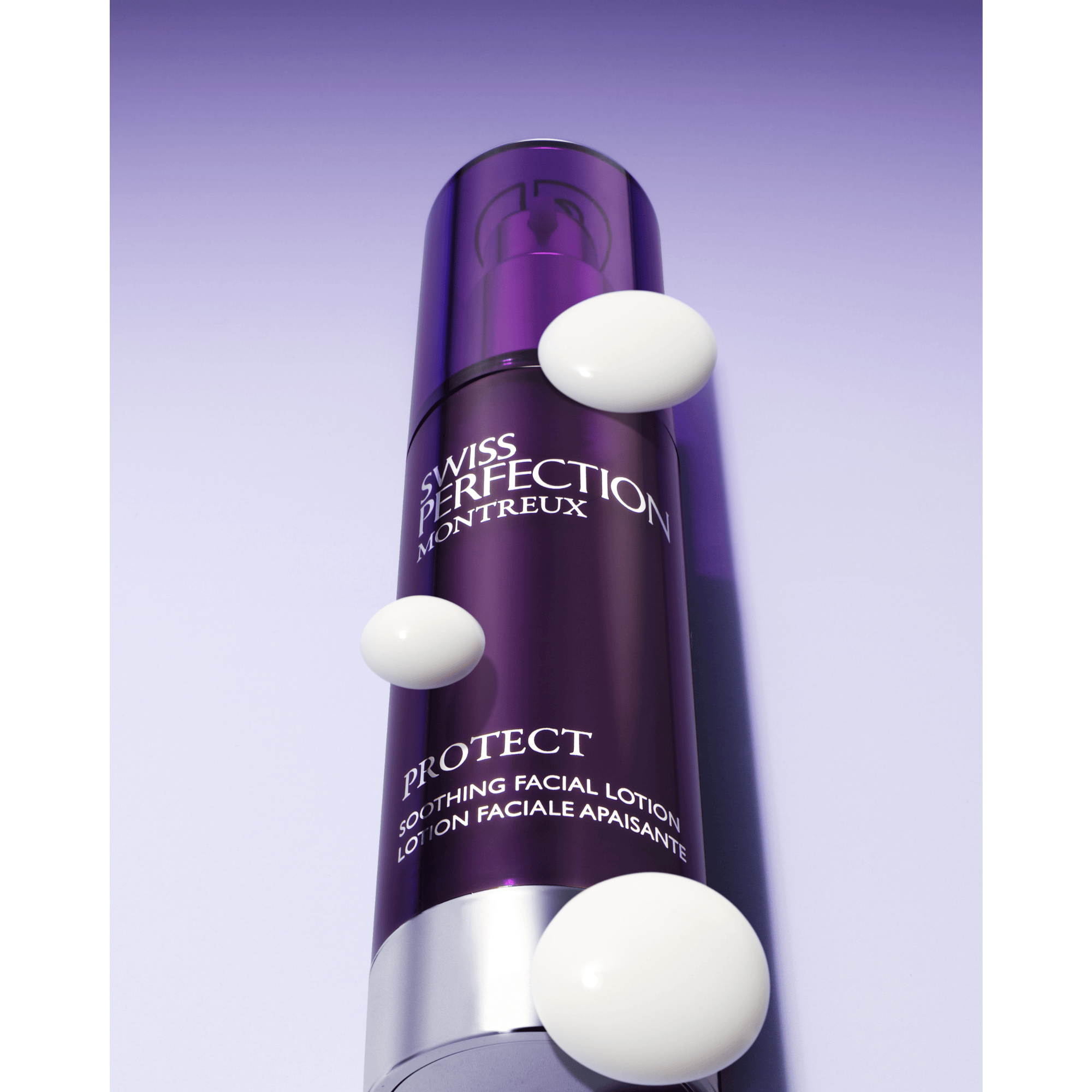 Swiss Perfection Soothing Facial Lotion loción facial calmante e hidratante para pieles sensibles con Cellular Active IRISA y ácido hialurónico