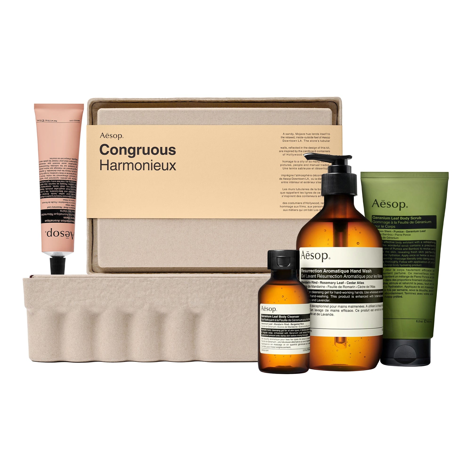 Elaborate Body Kit Congruous Aesop Kit para manos y cuerpo - ABANUC