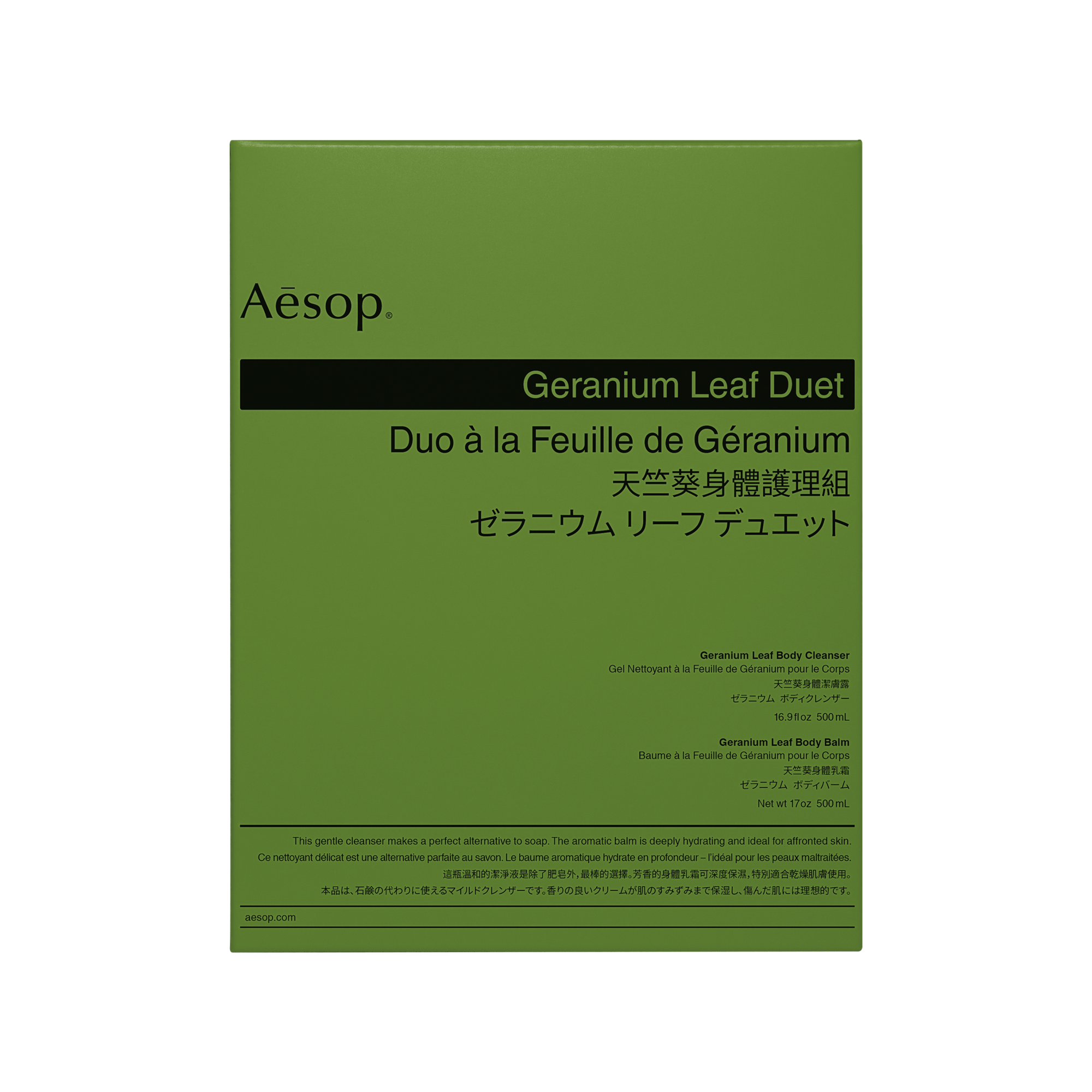 Geranium Leaf Duet de Aesop Dúo corporal