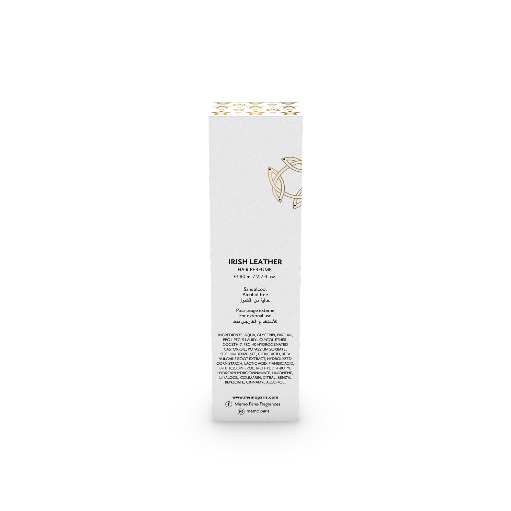 Irish Leather de Memo Paris Perfume para el pelo - ABANUC