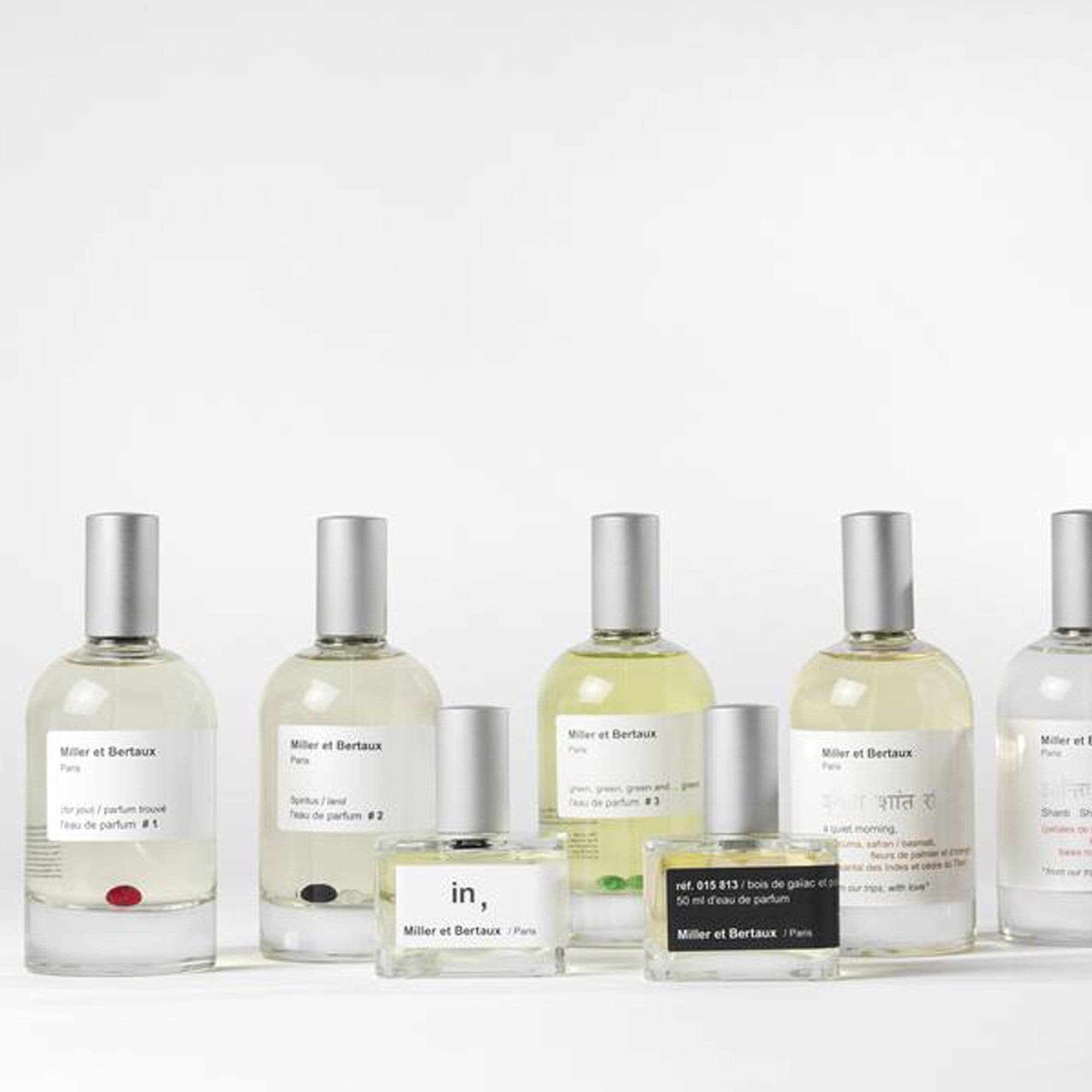 Miller et Bertaux best-sellers Perfume sample packs