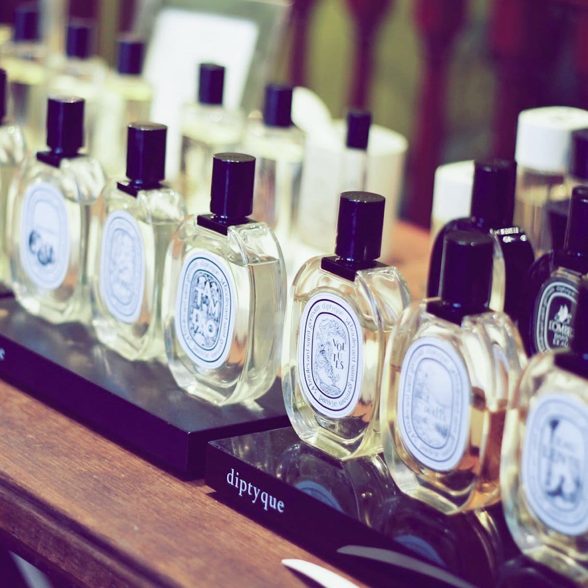 Diptyque bestsellers Embalagens de amostras de perfumes