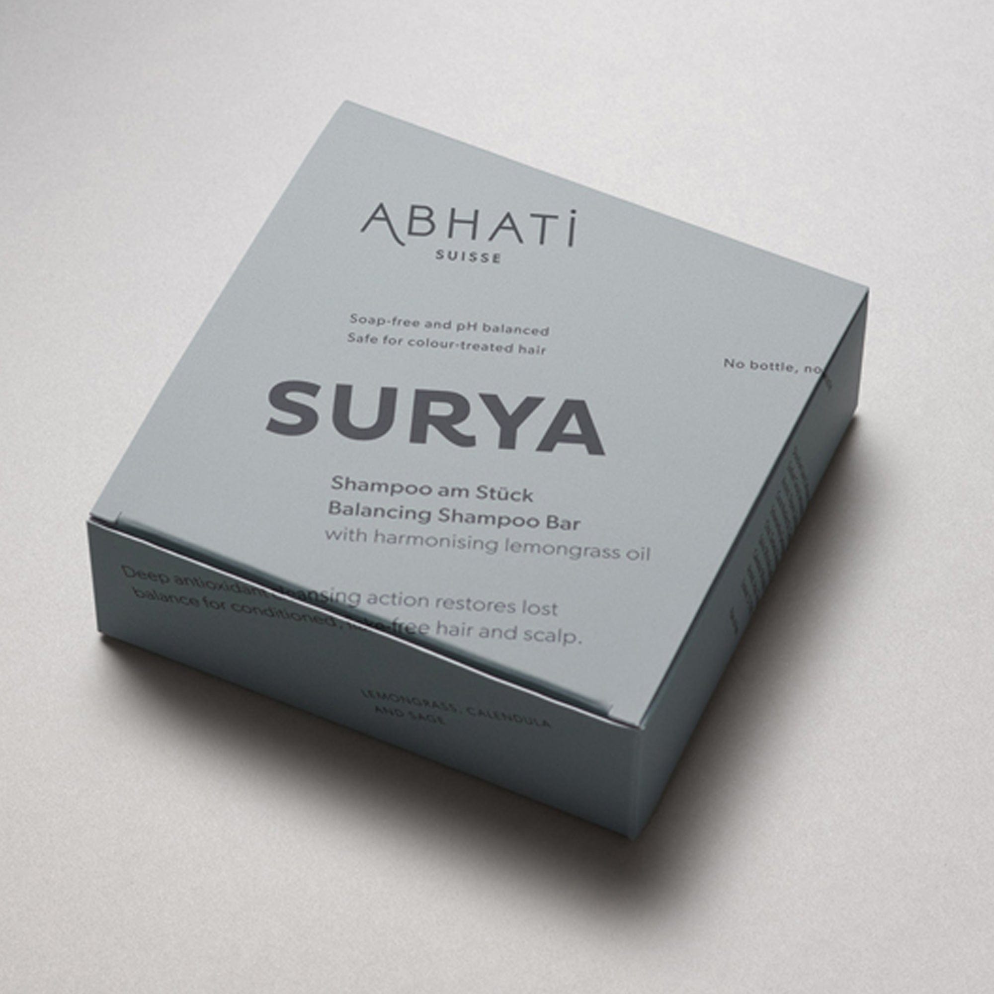 Surya Balancing Shampoo de ABHATI Champú sólido equilibrante